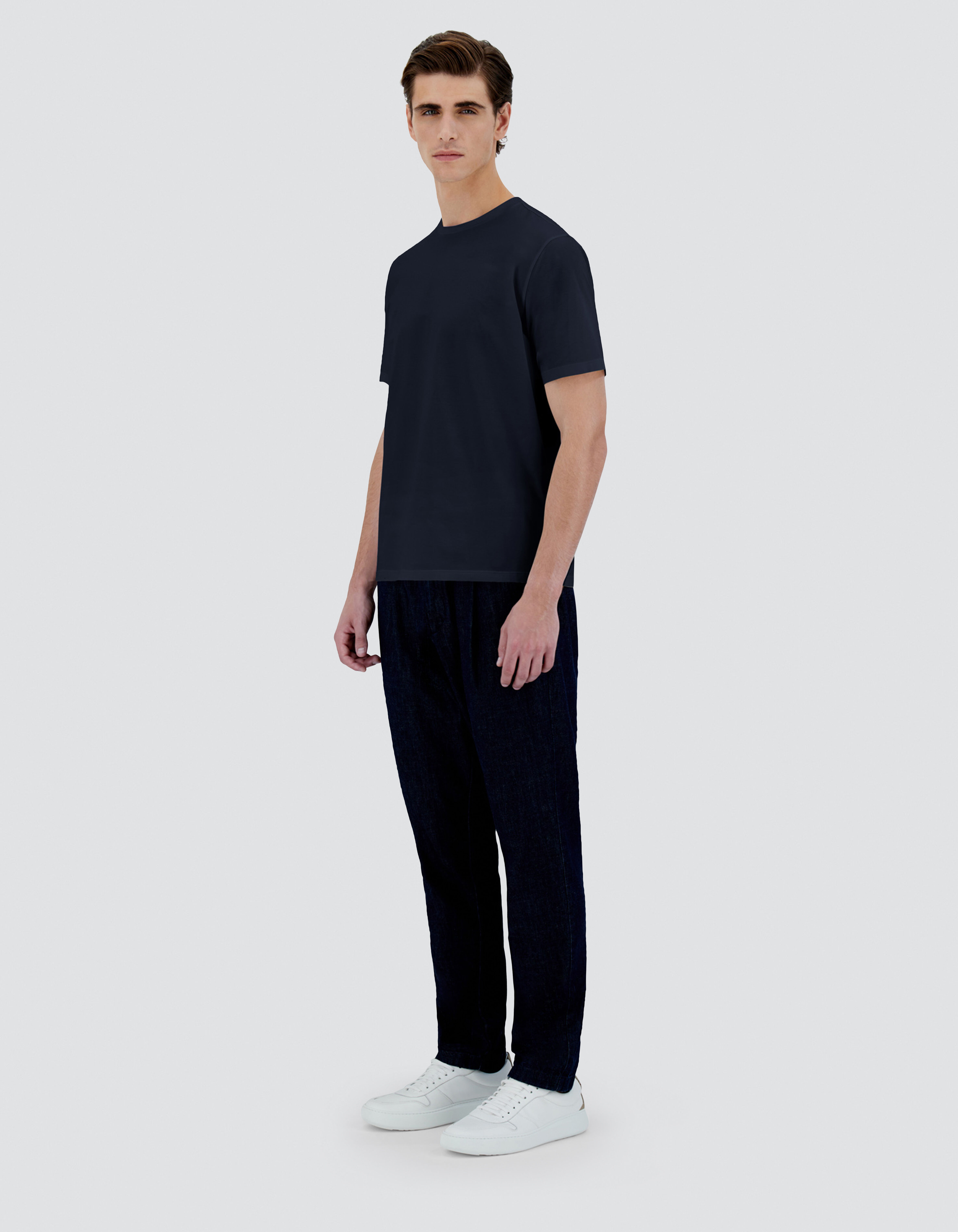 SUPERFINE?COTTON STRETCH T-SHIRT