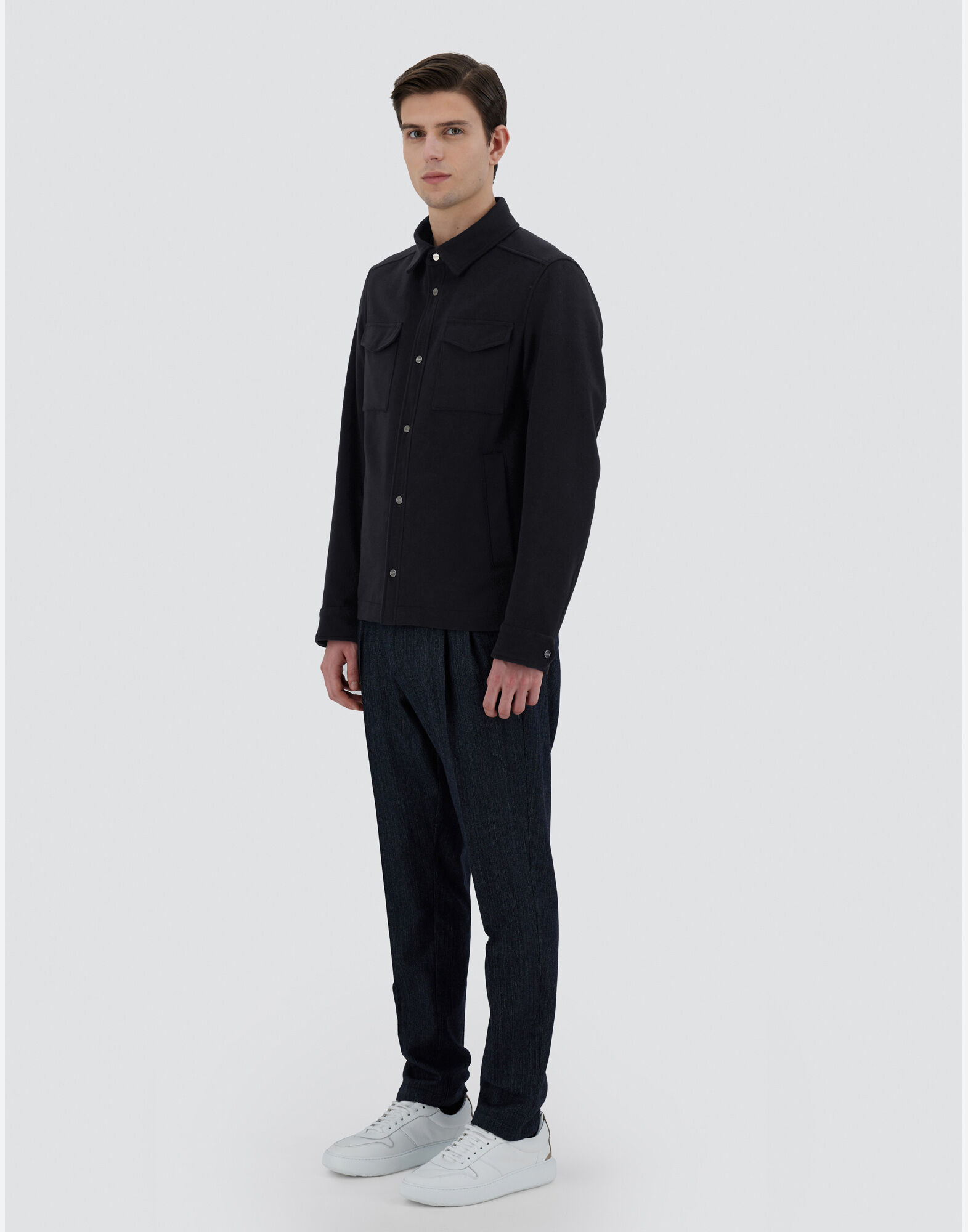 SHIRT IN NEW WOOL CASHMERE