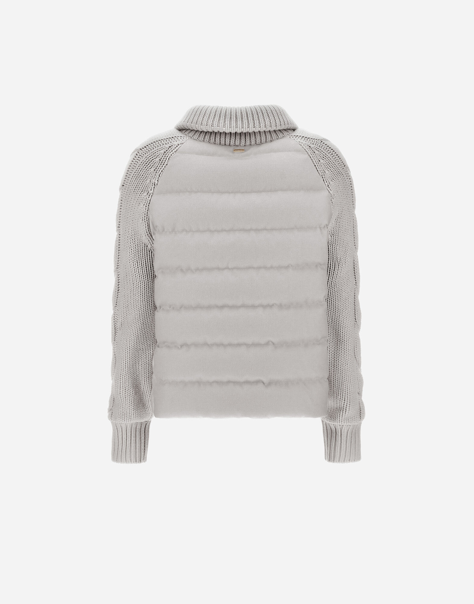 JACKET IN CASHMERE, SILK AND KNIT