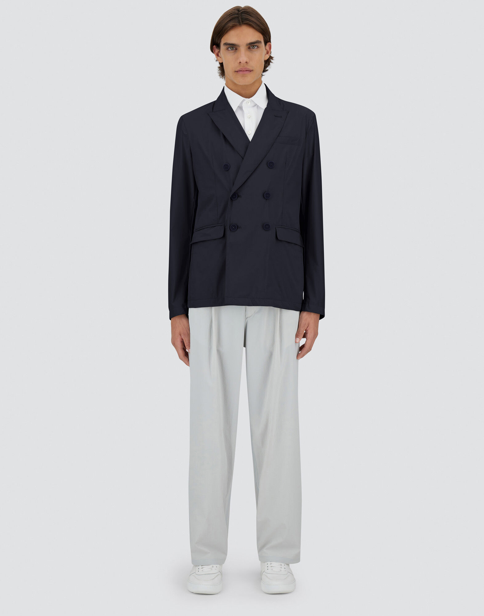 LIGHT MATT DOUBLE-BREASTED BLAZER