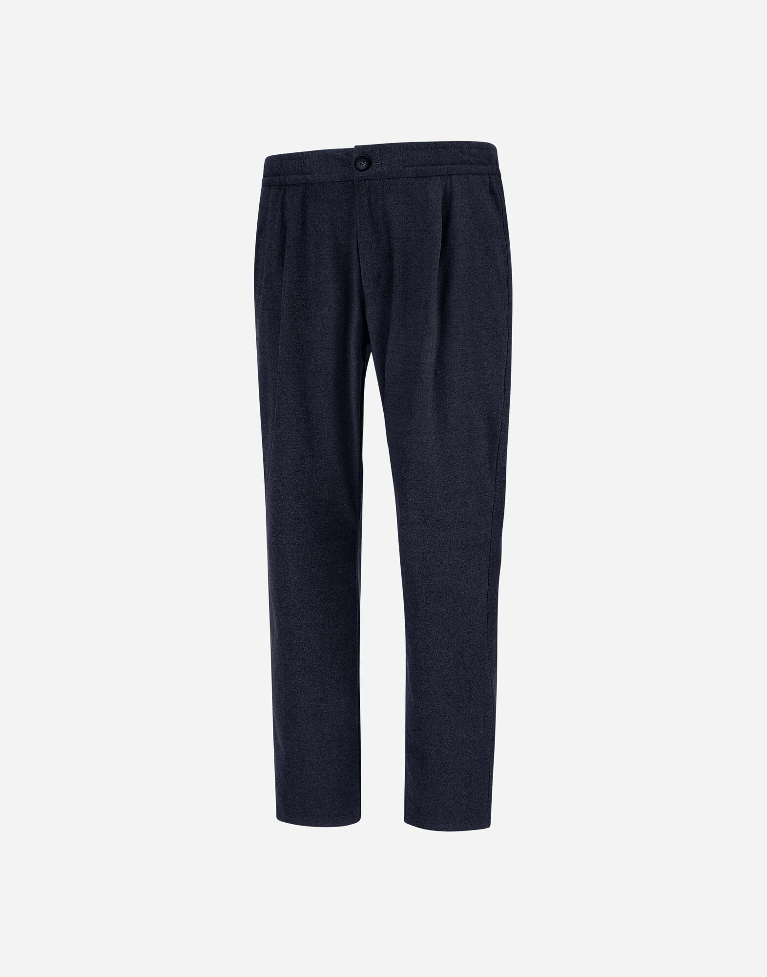 RESORT TROUSERS IN MELANGE SUEDE EFFECT