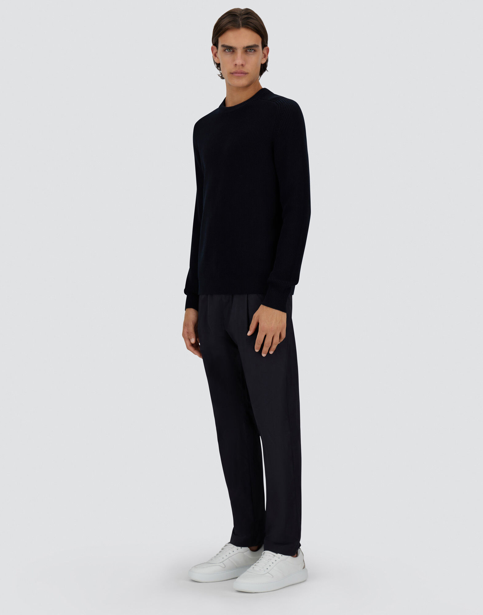 DRY COTTON KNIT SWEATER