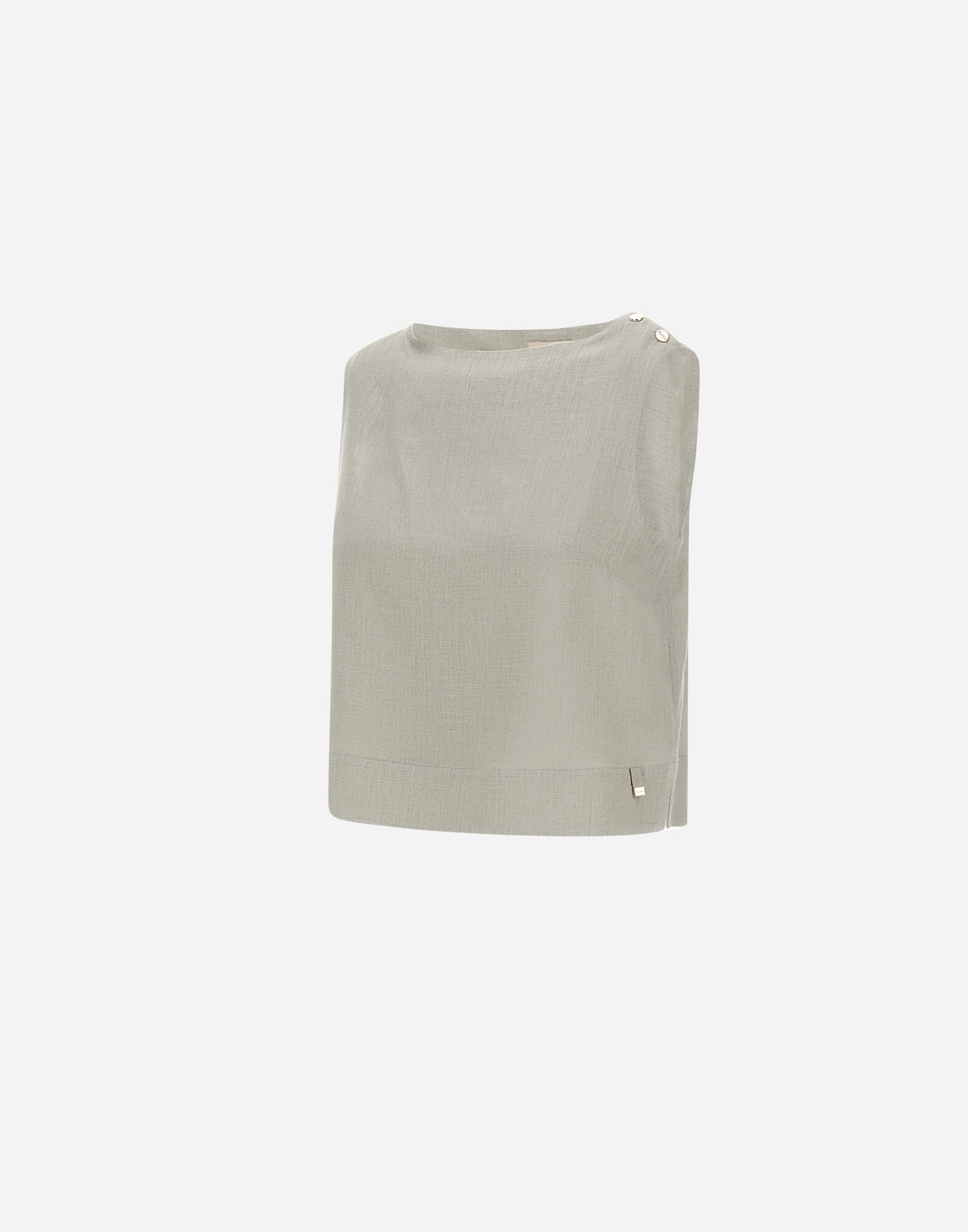 LINEN-BLEND TOP