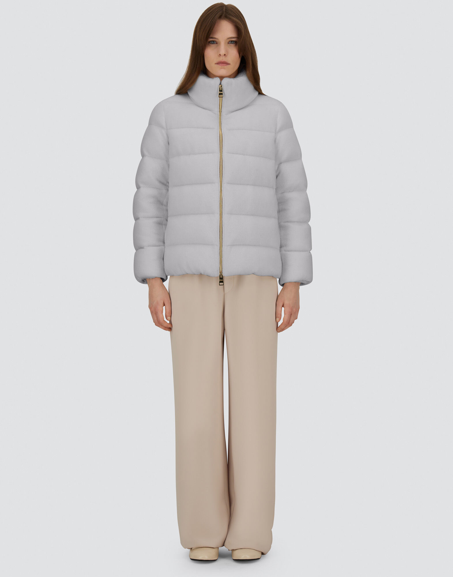 JACKET IN SHINY KNIT EFFECT