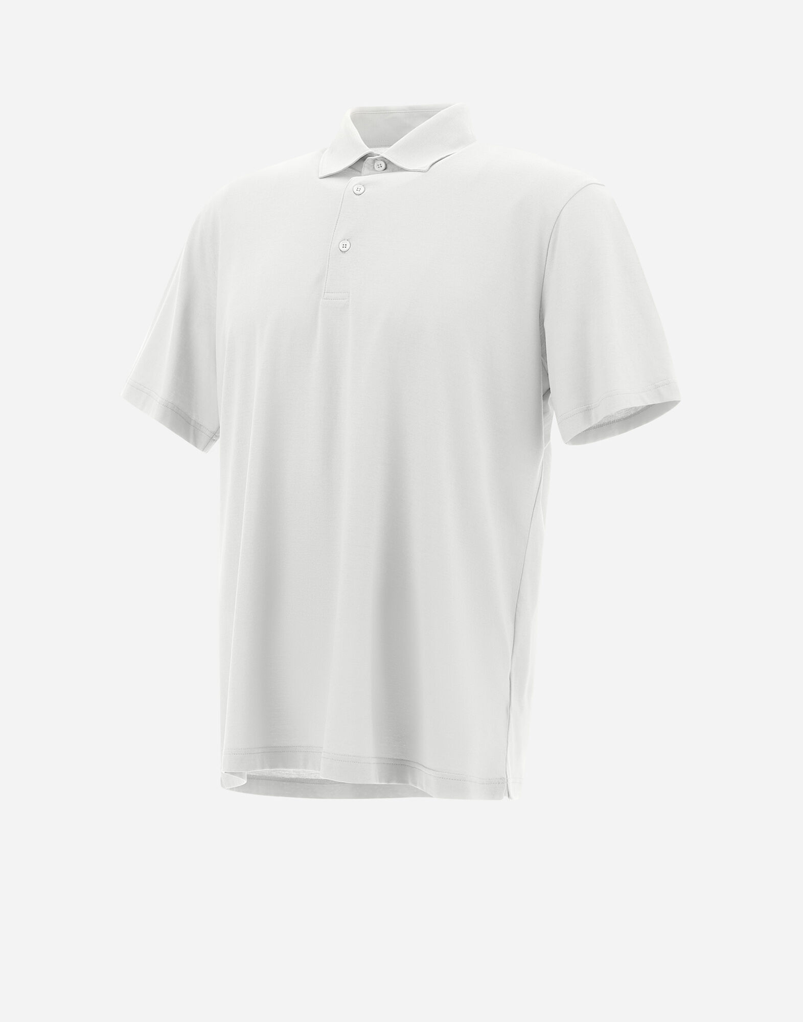 JERSEY CREPE POLO SHIRT