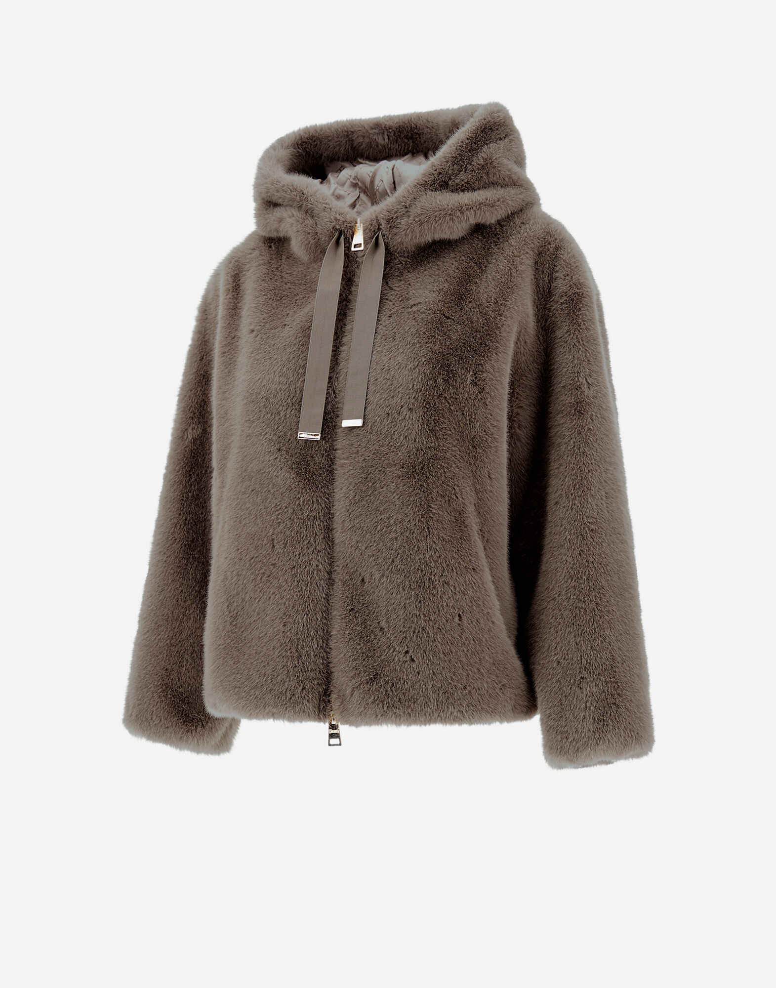 SWEATSHIRT IN FAUX MINK FUR