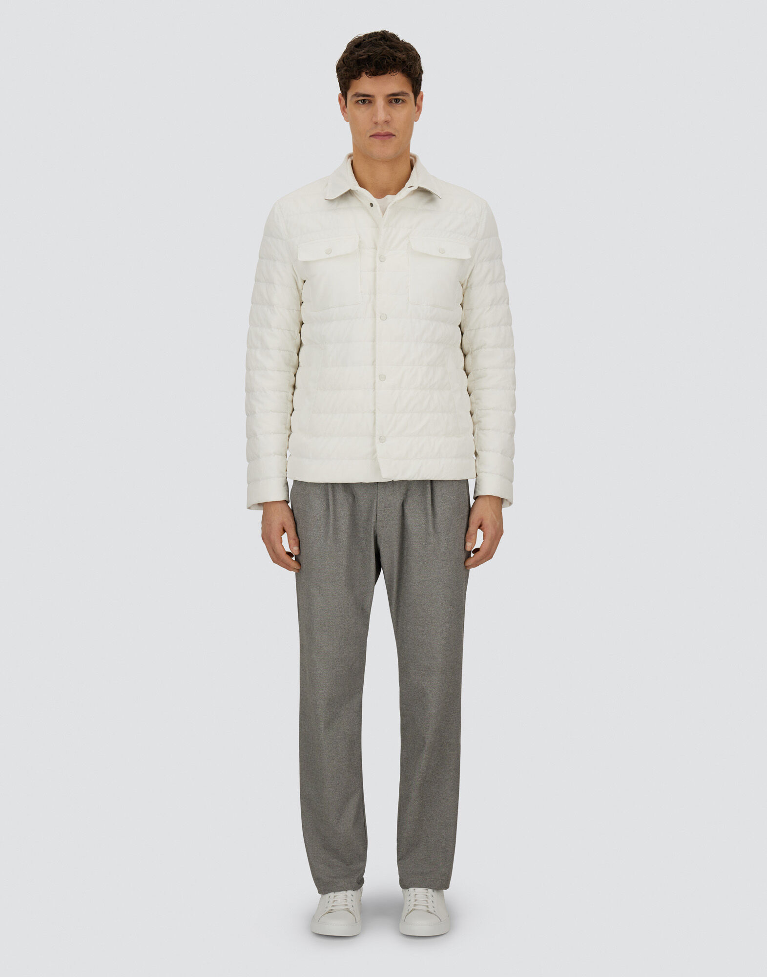 RESORT SHACKET IN LIGHT CORDUROY