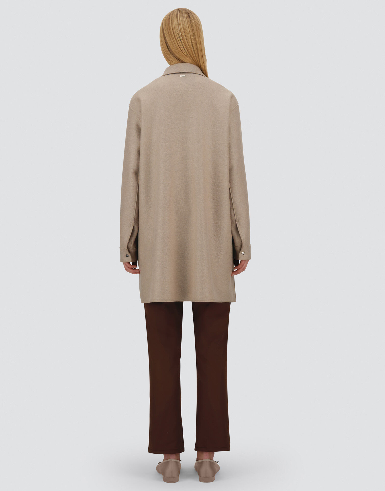 RESORT SHACKET IN FELTED WOOL