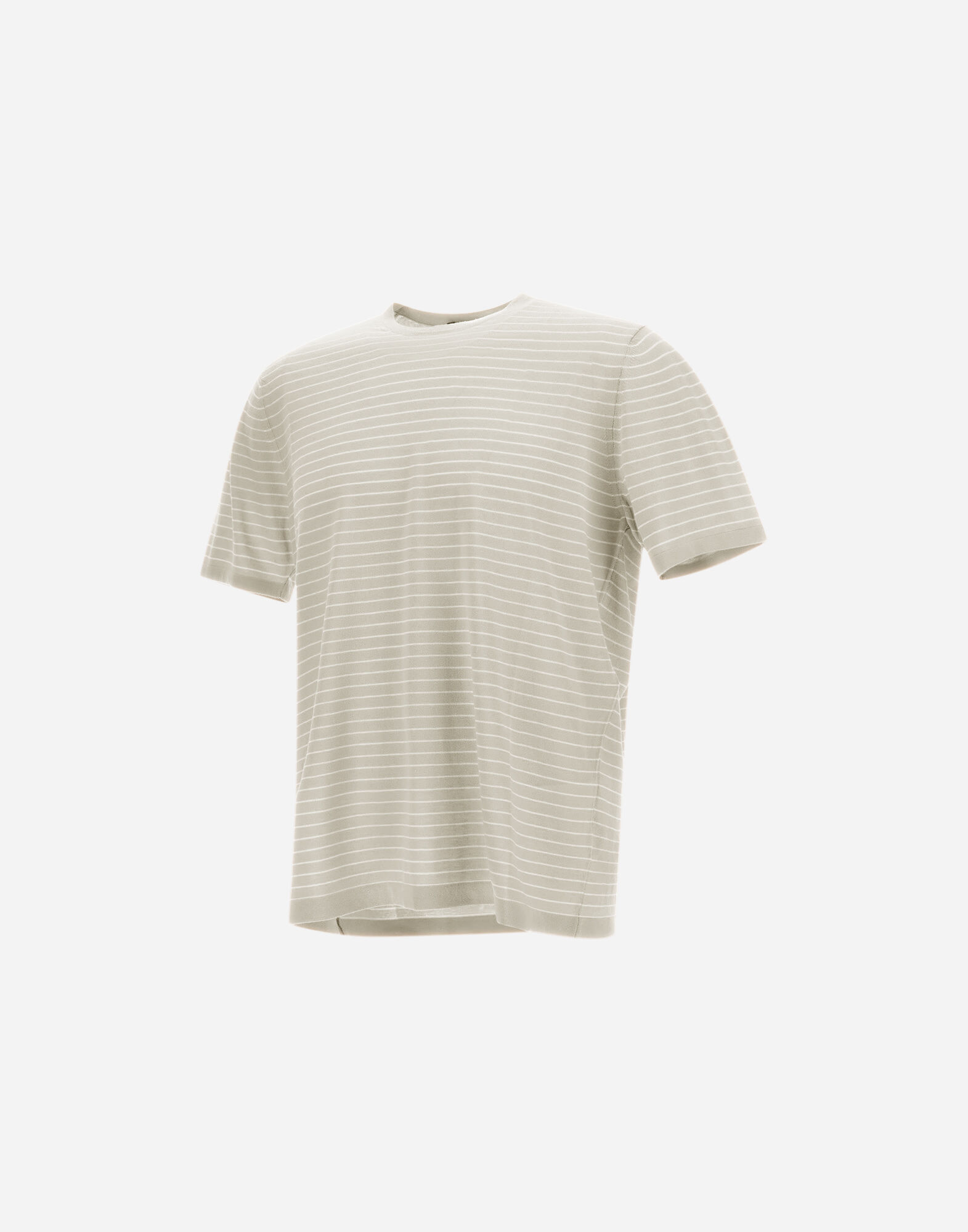 PLAIN COTTON KNIT T-SHIRT