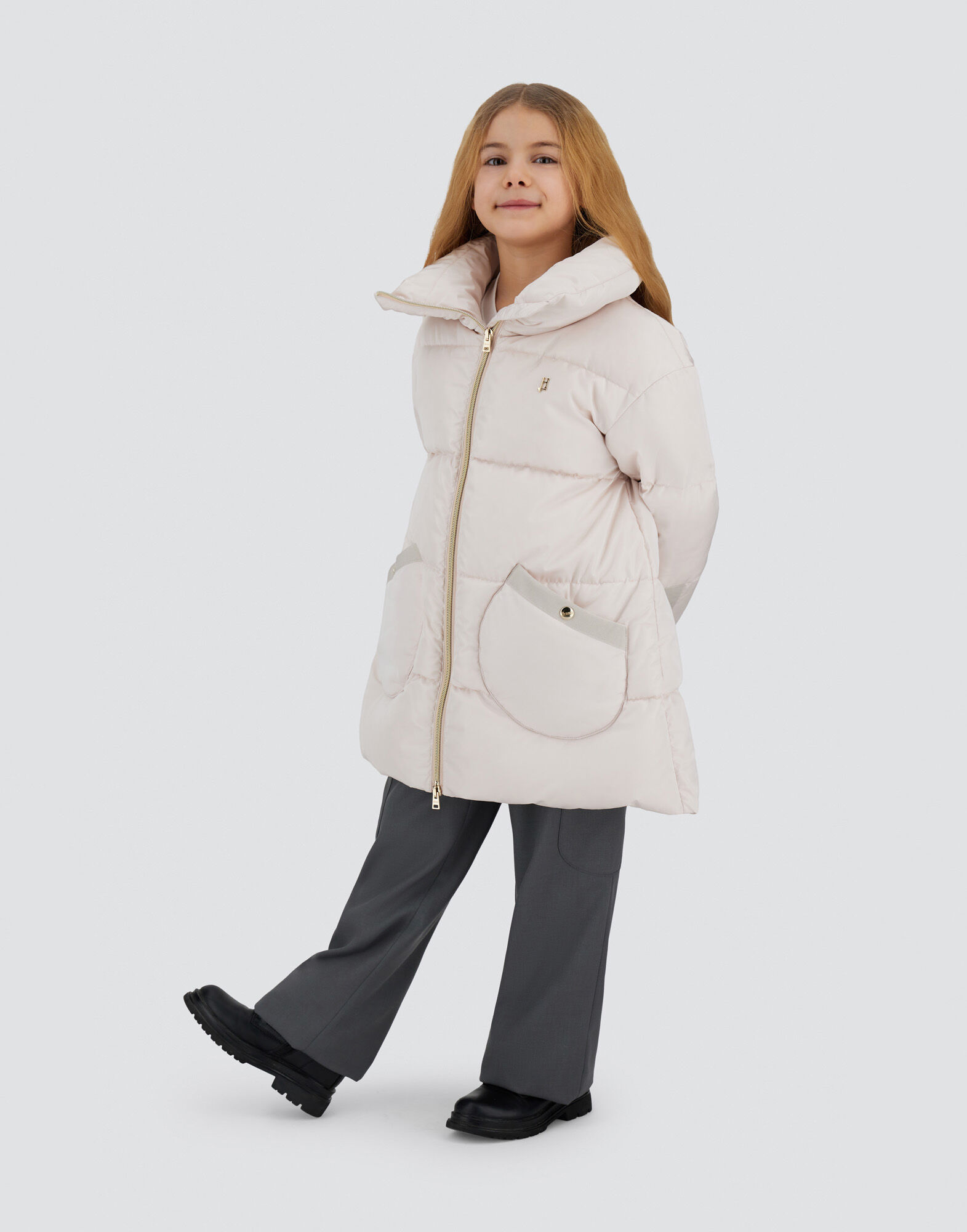 A-SHAPE JACKET IN TAFFETA