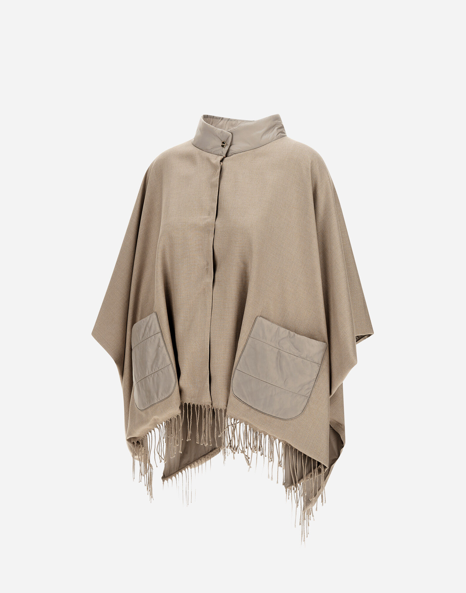 PONCHO IN SUMMER SILK AND NYLON ULTRALIGHT
