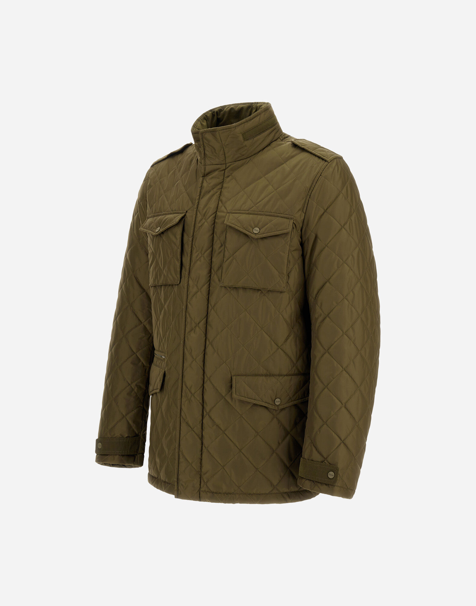 FIELD JACKET IN NYLON CHAMONIX AND WAXED TECH COTTON