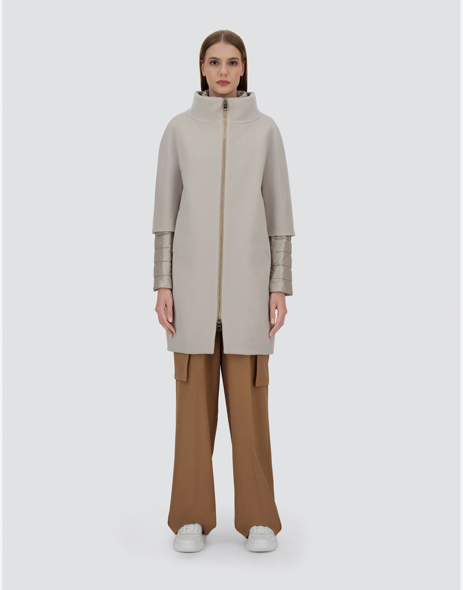 COAT IN LUXURY WOOL AND NYLON ULTRALIGHT