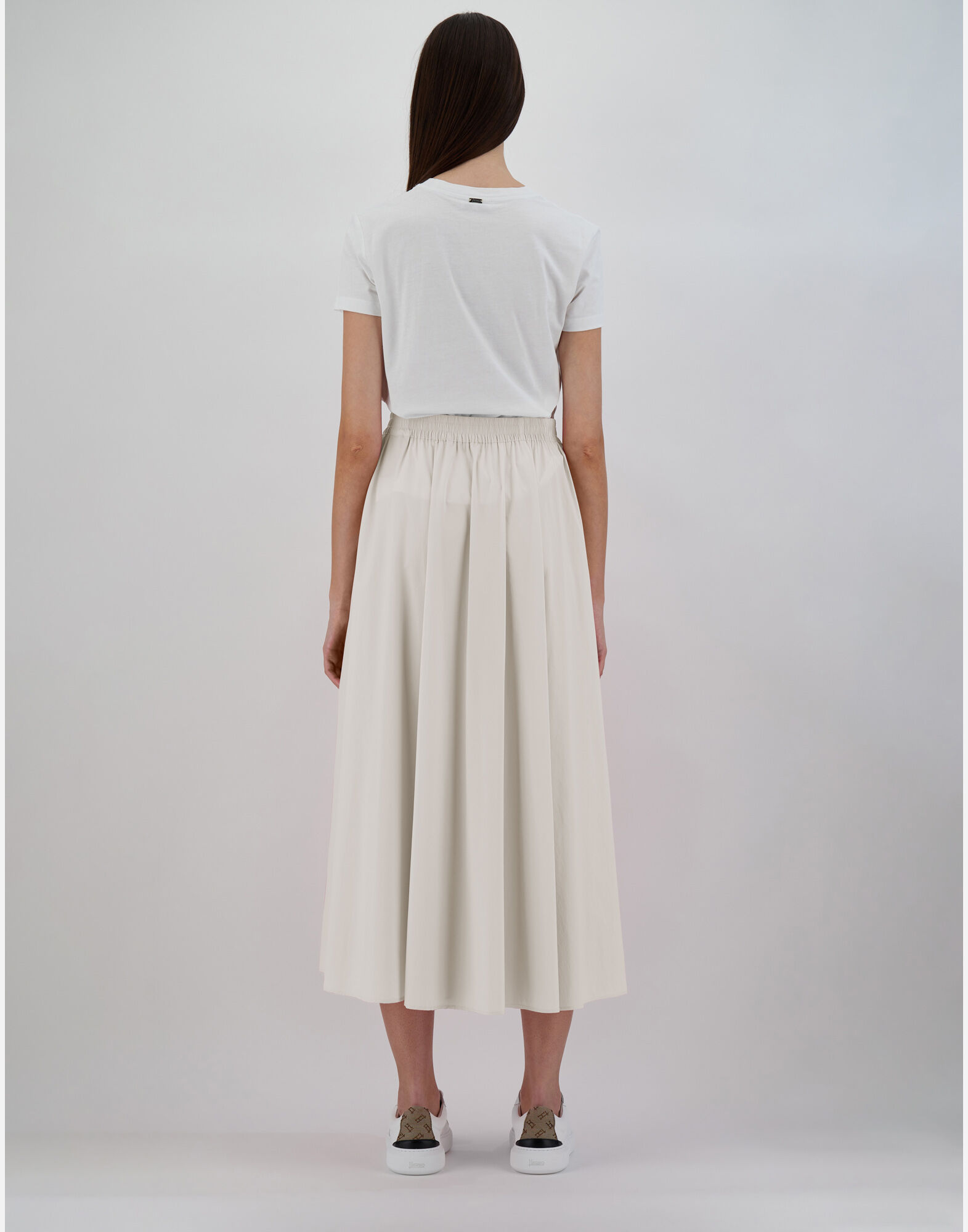 SKIRT IN LIGHT NYLON STRETCH