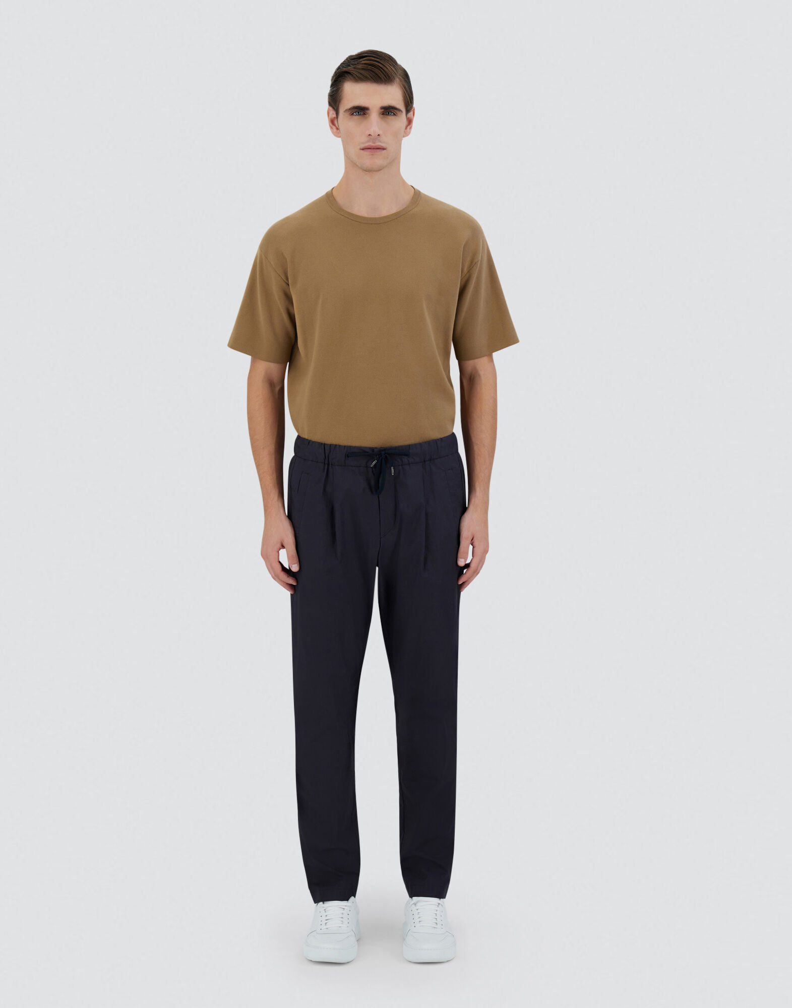 LIGHT COTTON STRETCH TROUSERS