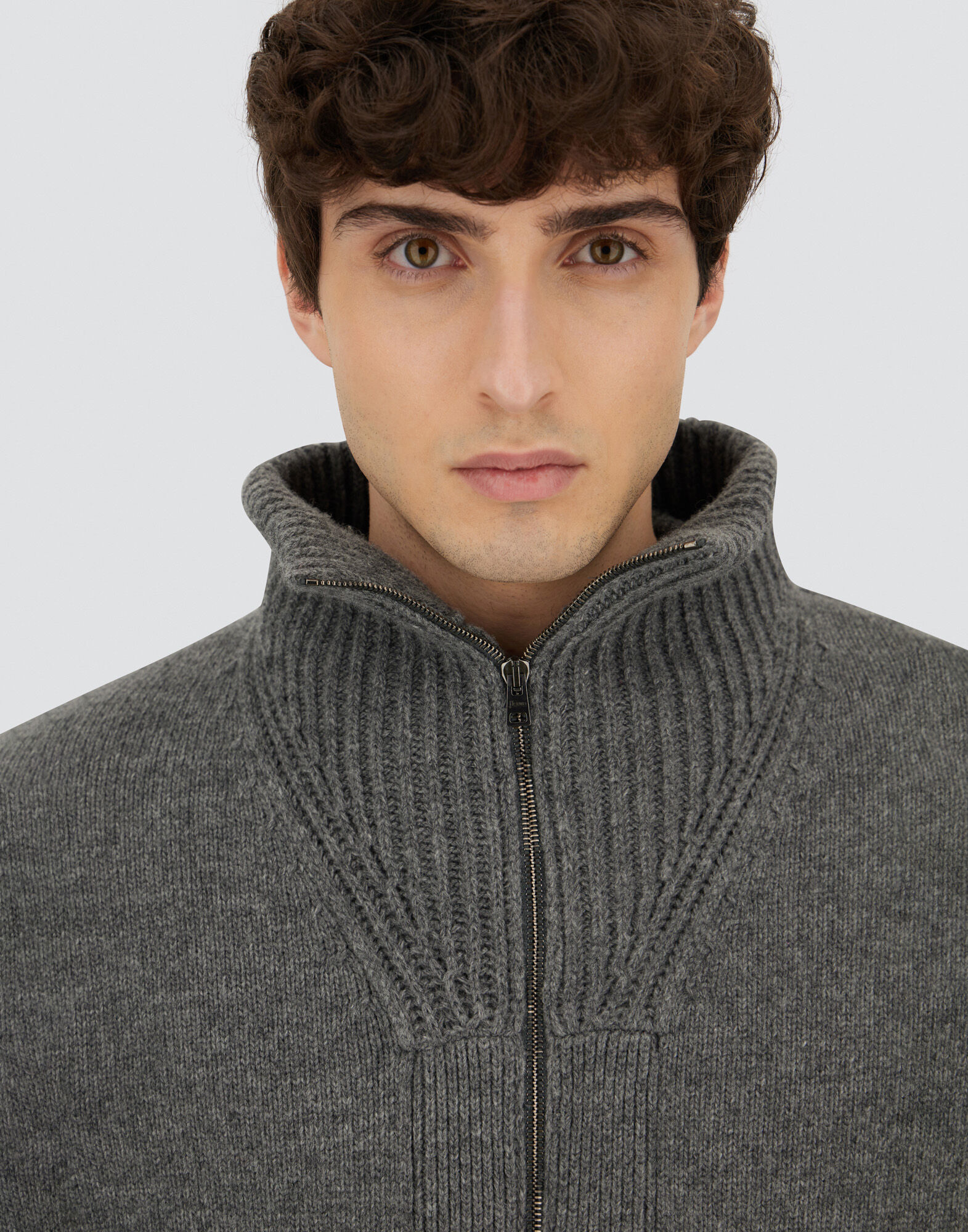 CARDIGAN IN CARDED PURE WOOL G.5