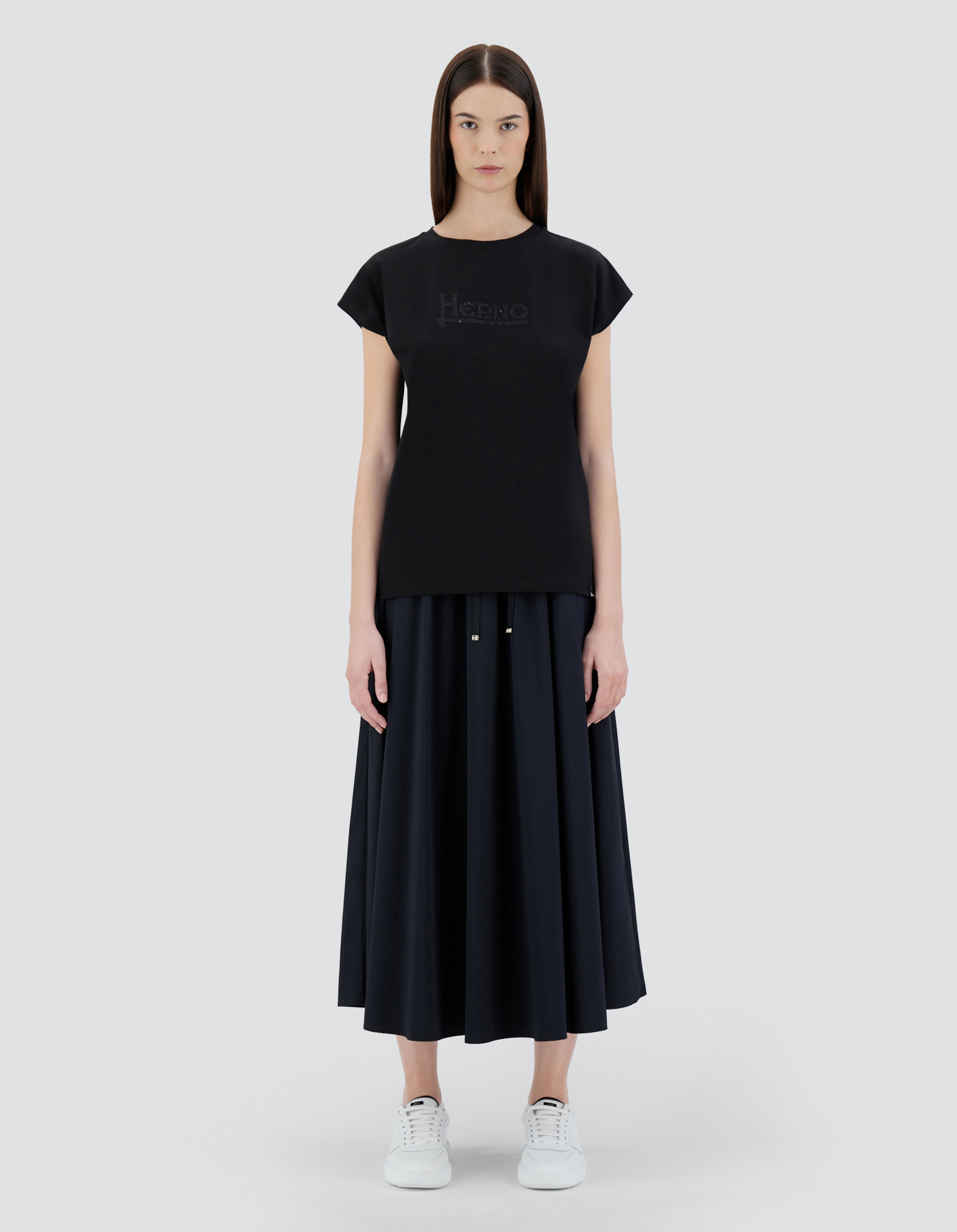 T-SHIRT IN INTERLOCK?JERSEY