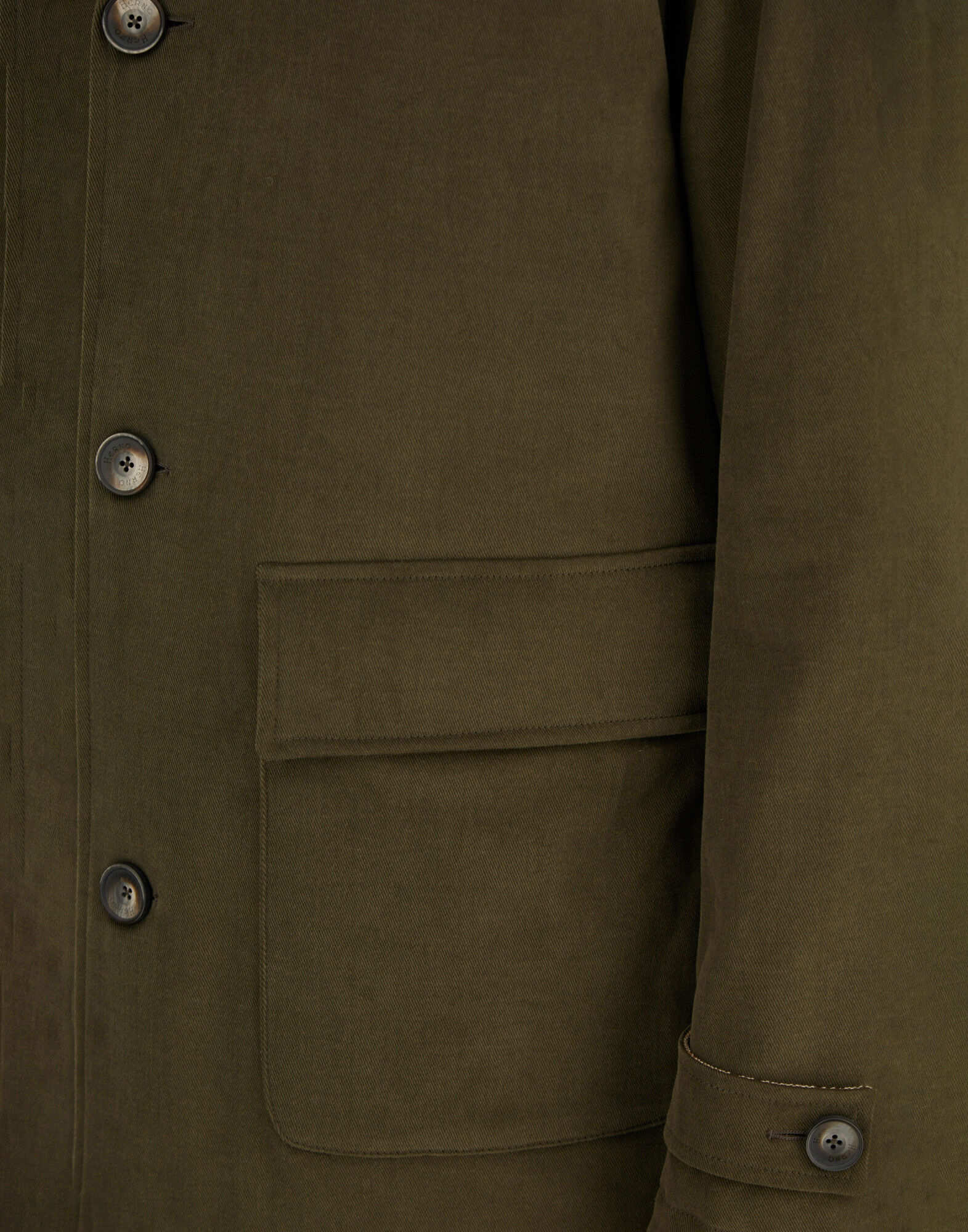 SHACKET IN STRETCH COTTON VELVET AND MONOGRAM