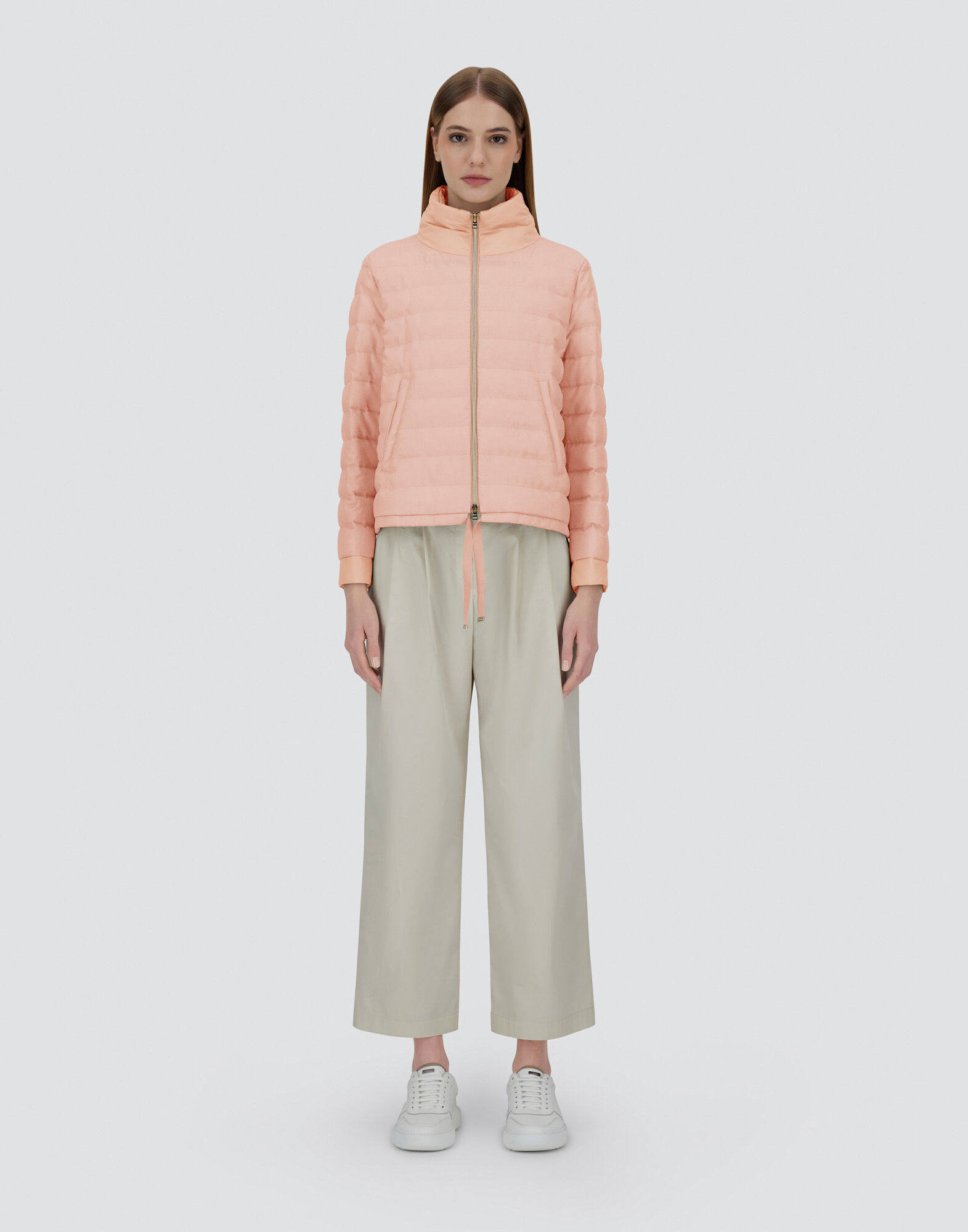 JACKET IN CASHMERE, SILK AND ECOAGE