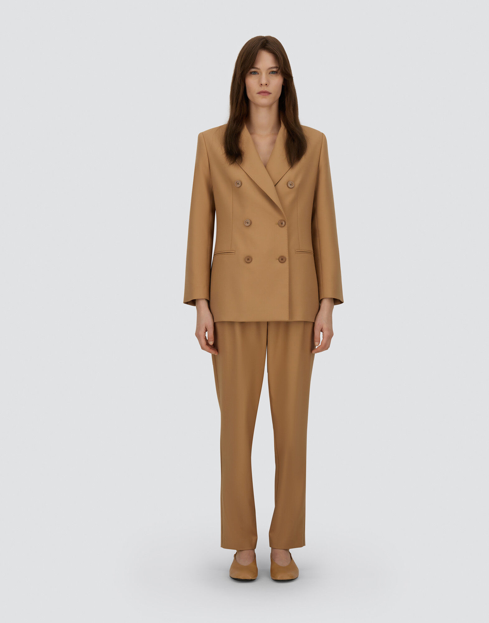 TROUSERS IN FLUID WOOL