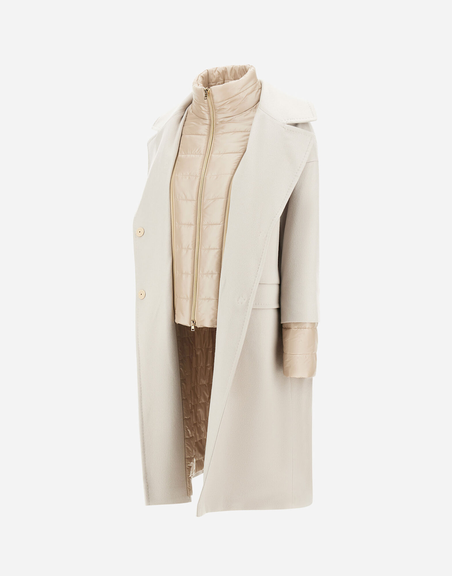 COAT IN PURE CASHMERE AND NYLON ULTRALIGHT