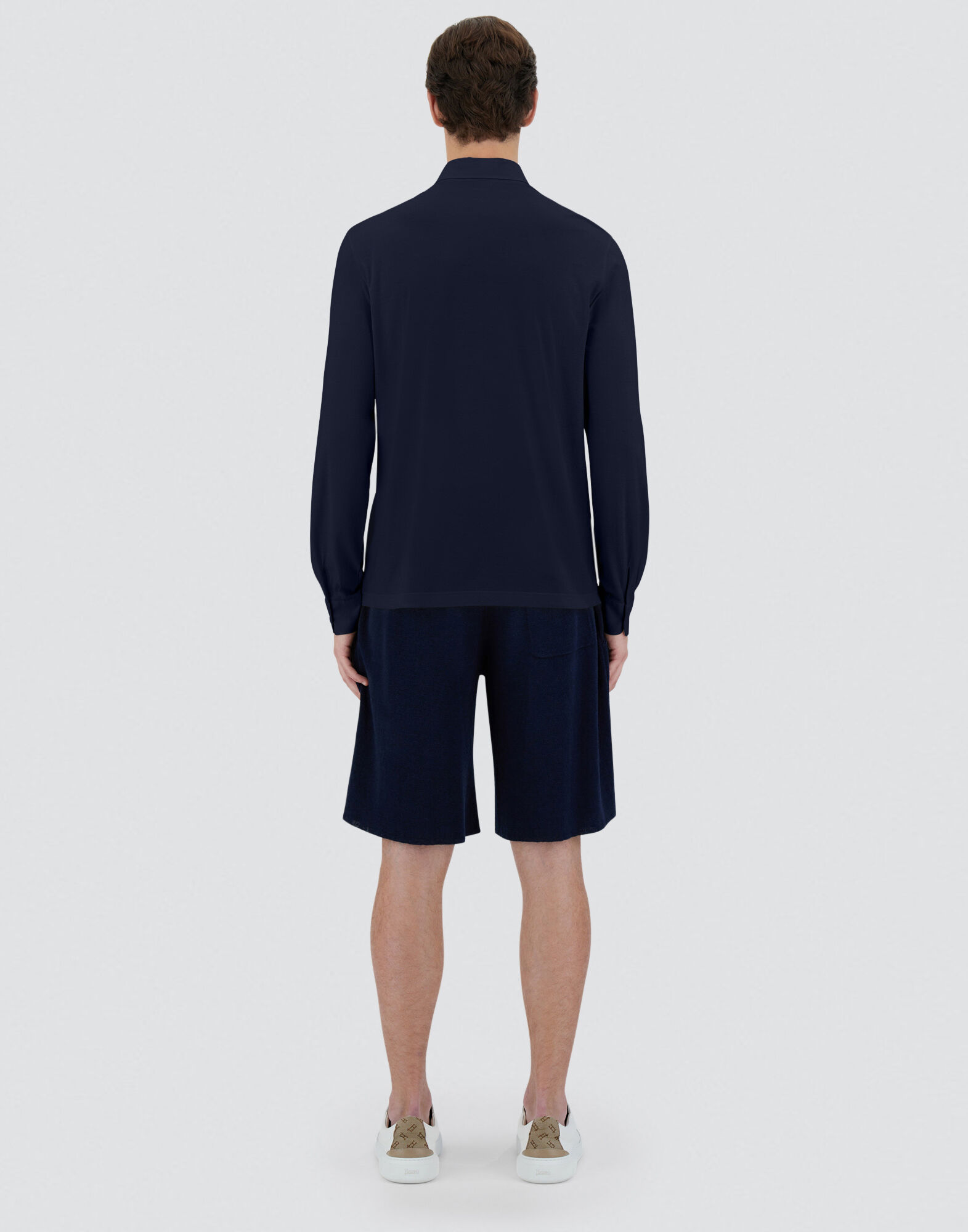 JERSEY CREPE POLO SHIRT