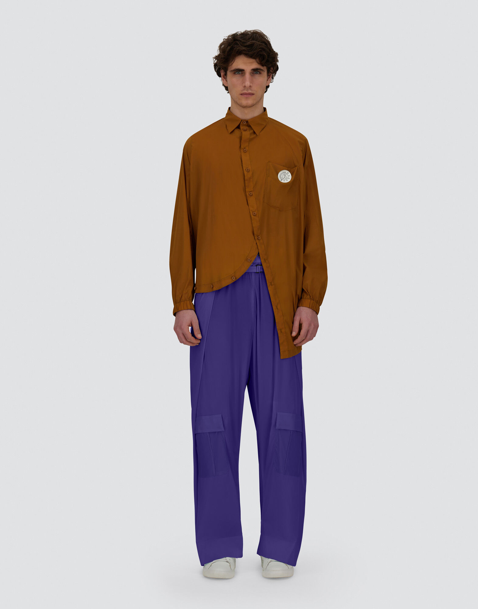 GLOBE SHIRT IN ECO COTTON FEEL