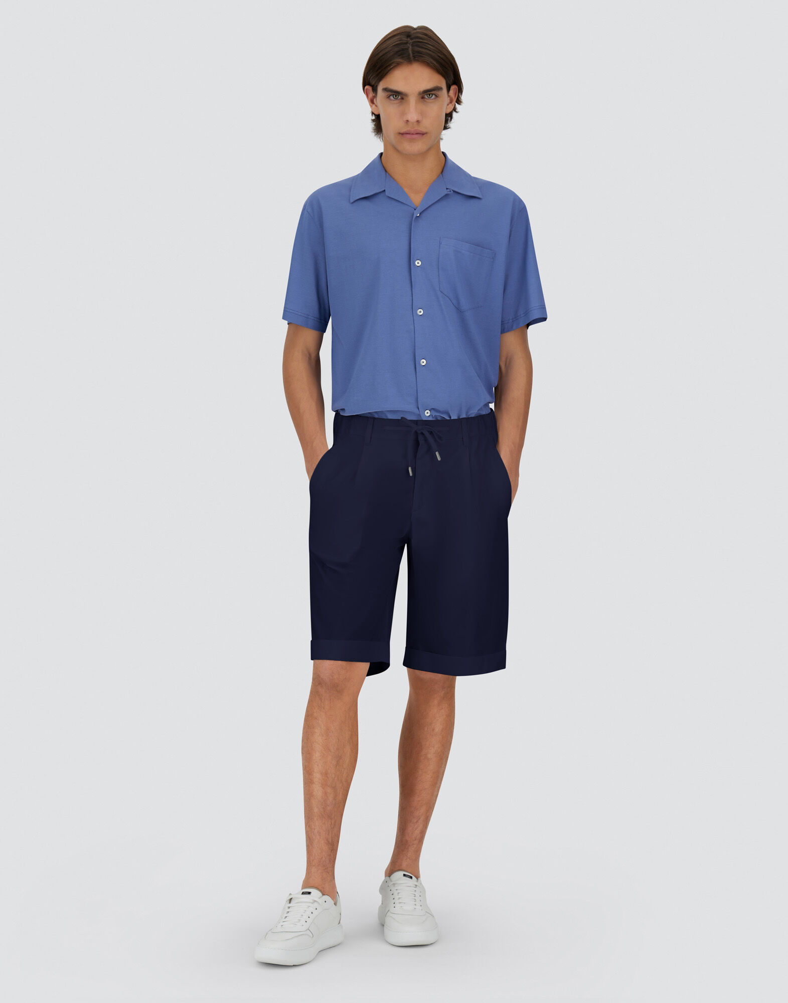 LIGHT COTTON STRETCH SHORTS