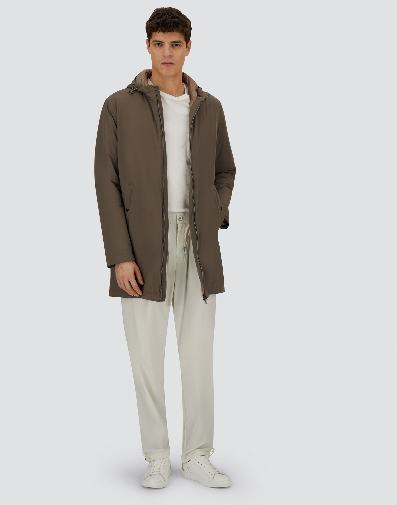 RESORT PARKA IN TRAVEL NYLON PONENTE