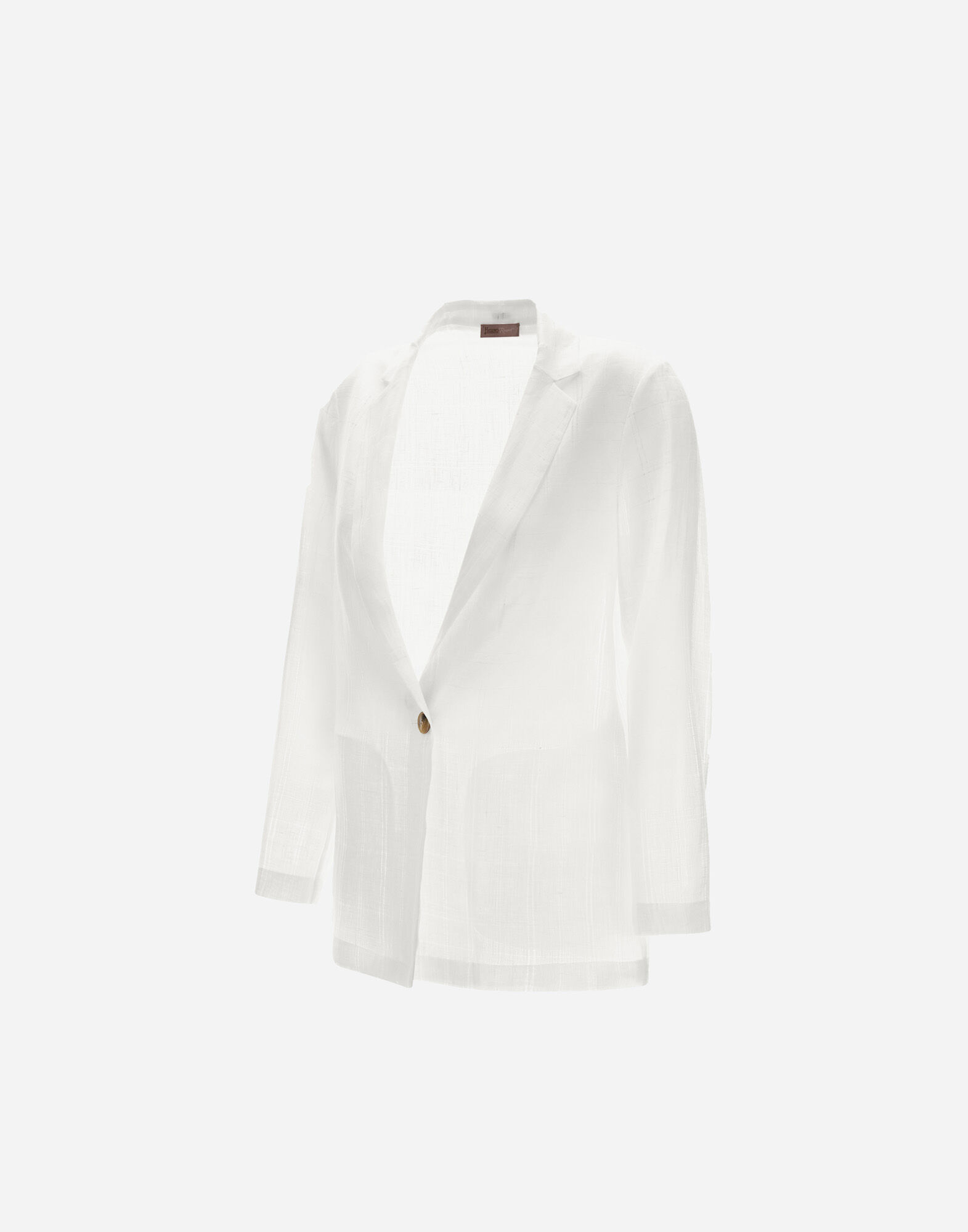 RESORT BLAZER IN CHECK LINEN