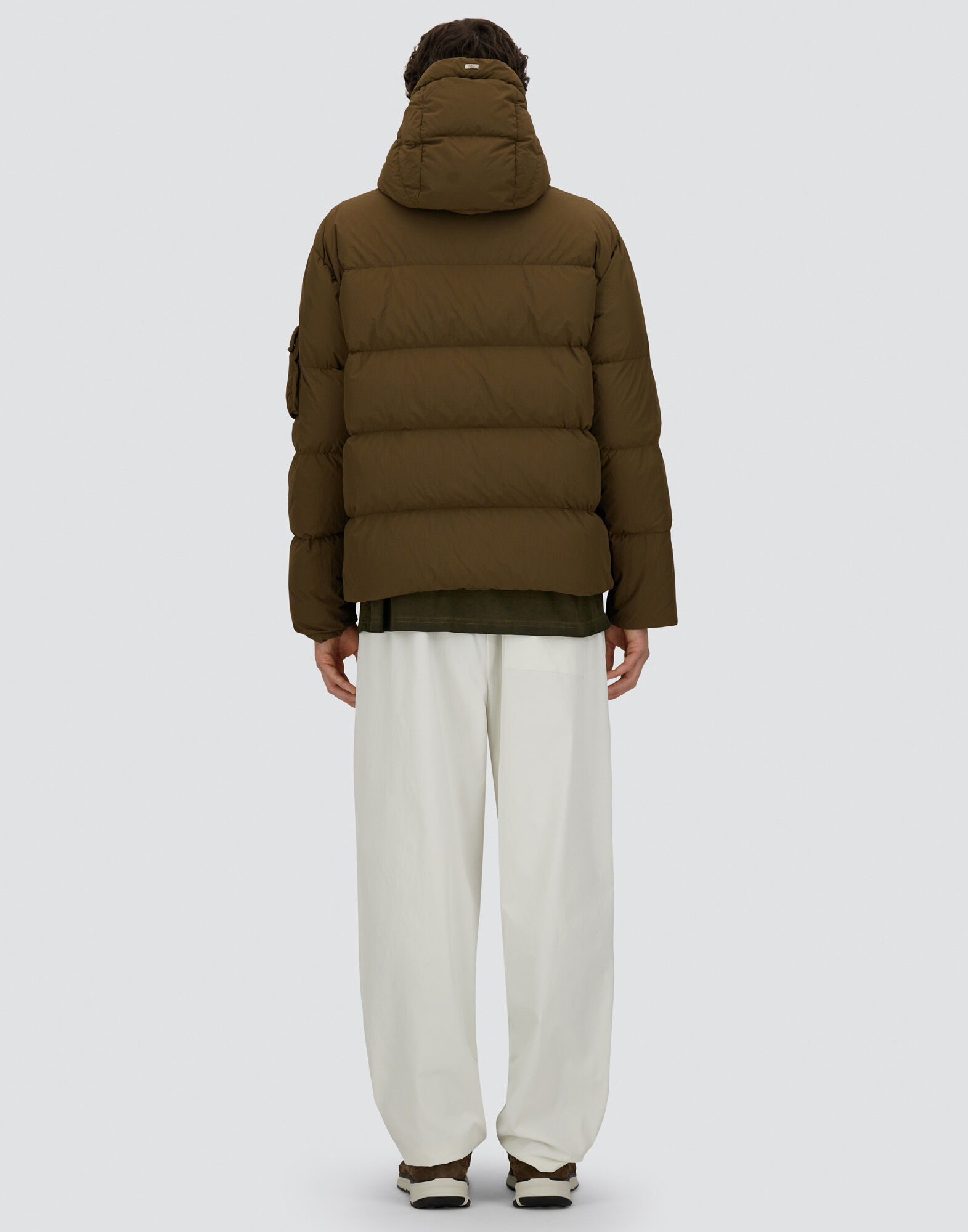 JACKET IN WASHED NYLON