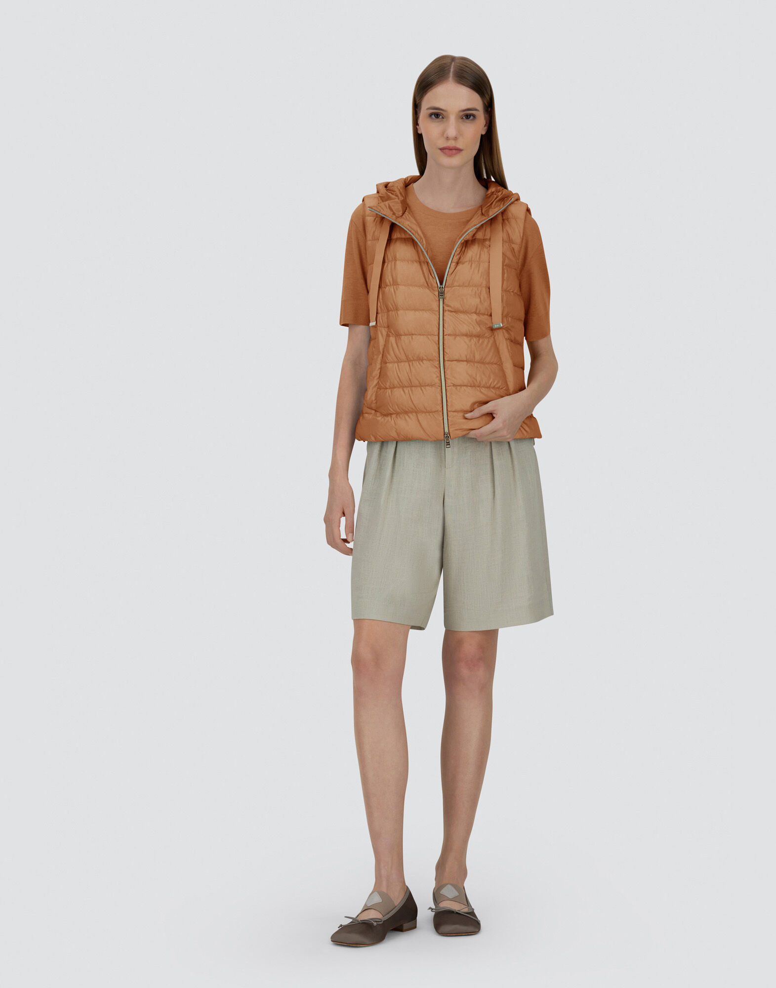 VEST IN NYLON ULTRALIGHT AND MONOGRAM