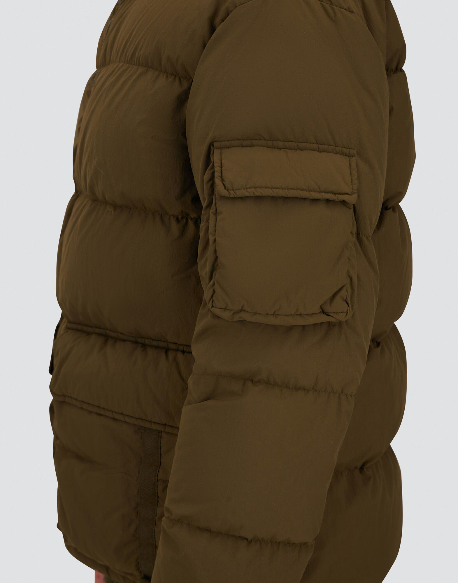 JACKET IN WASHED NYLON