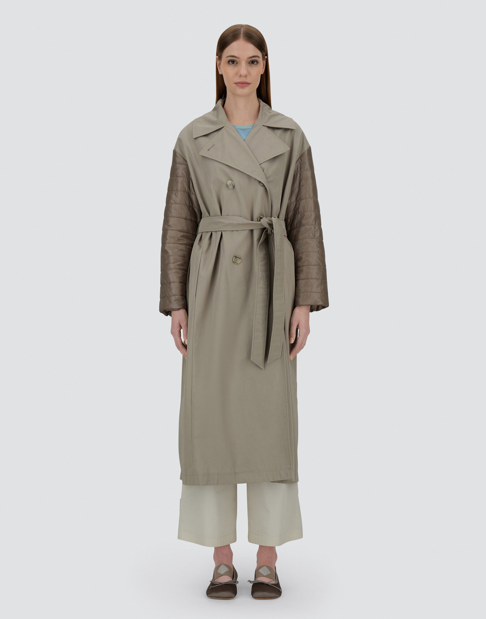 TRENCH COAT IN DEAN AND NYLON ULTRALIGHT