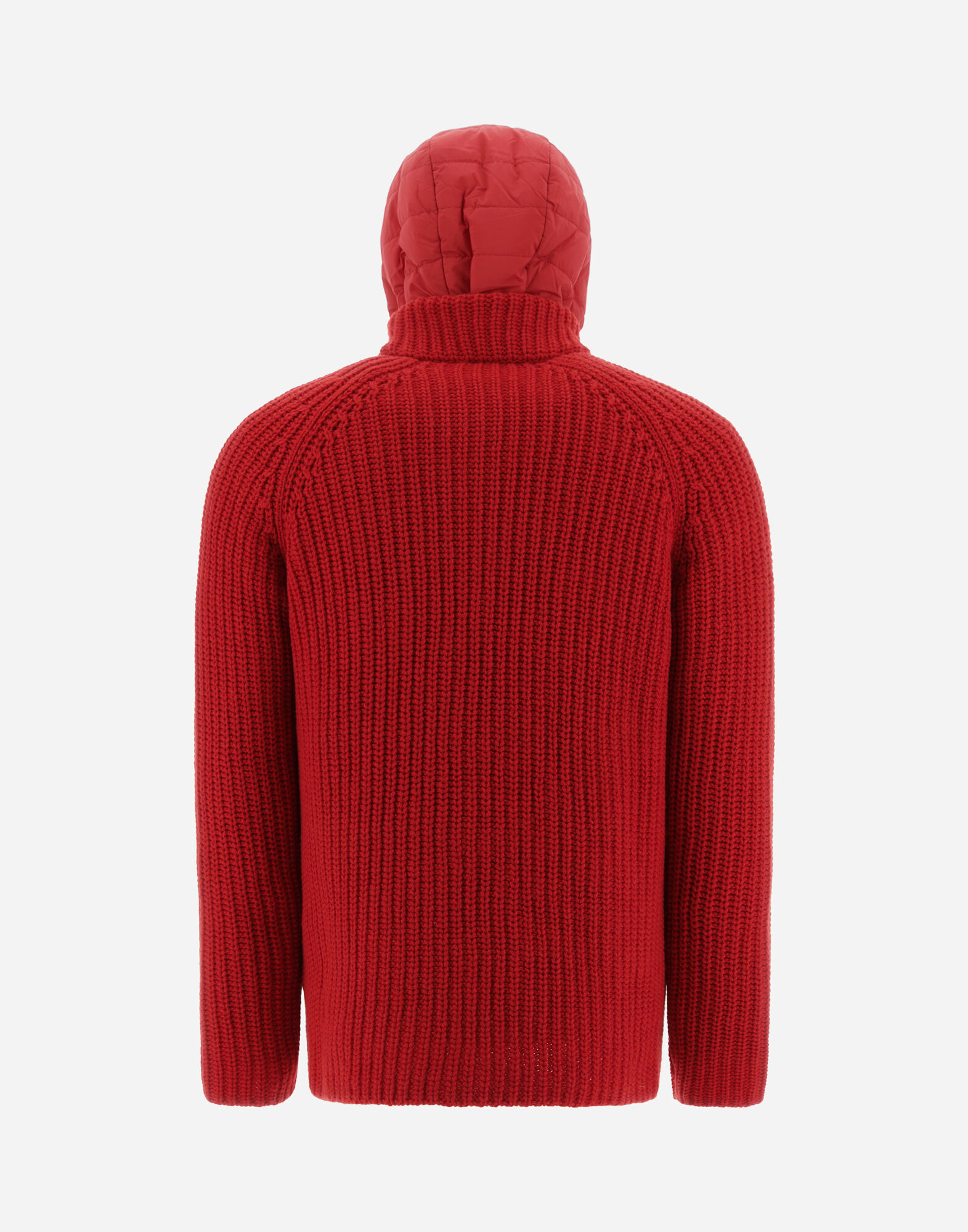 CARDIGAN IN COB STITCH WOOL