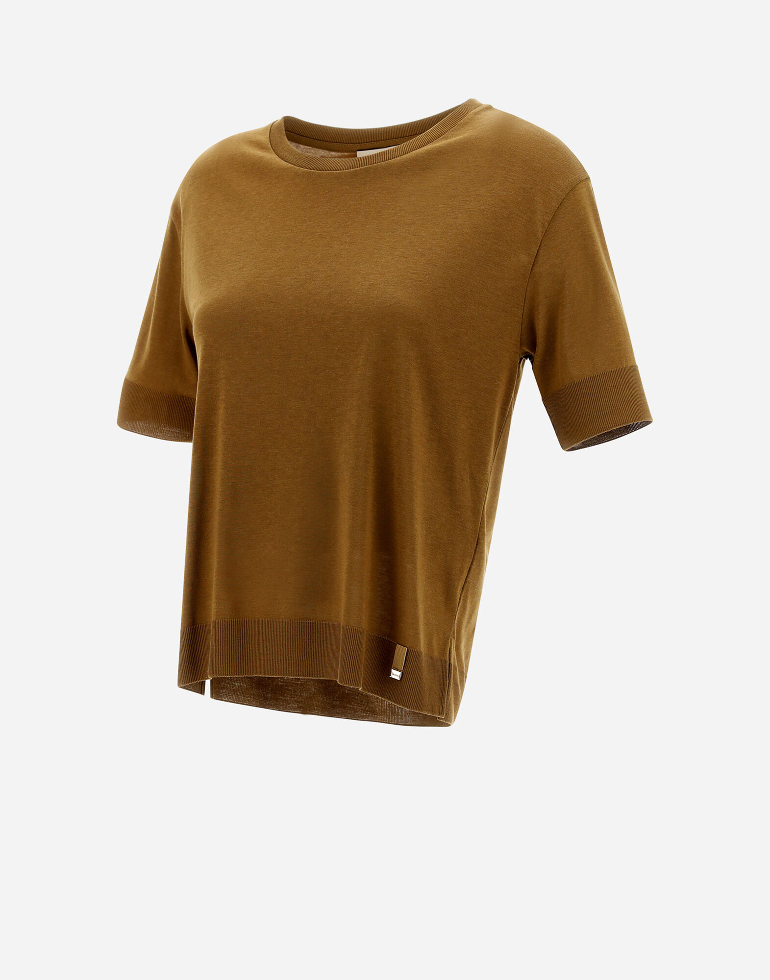 T-SHIRT IN GLAM KNIT?EFFECT
