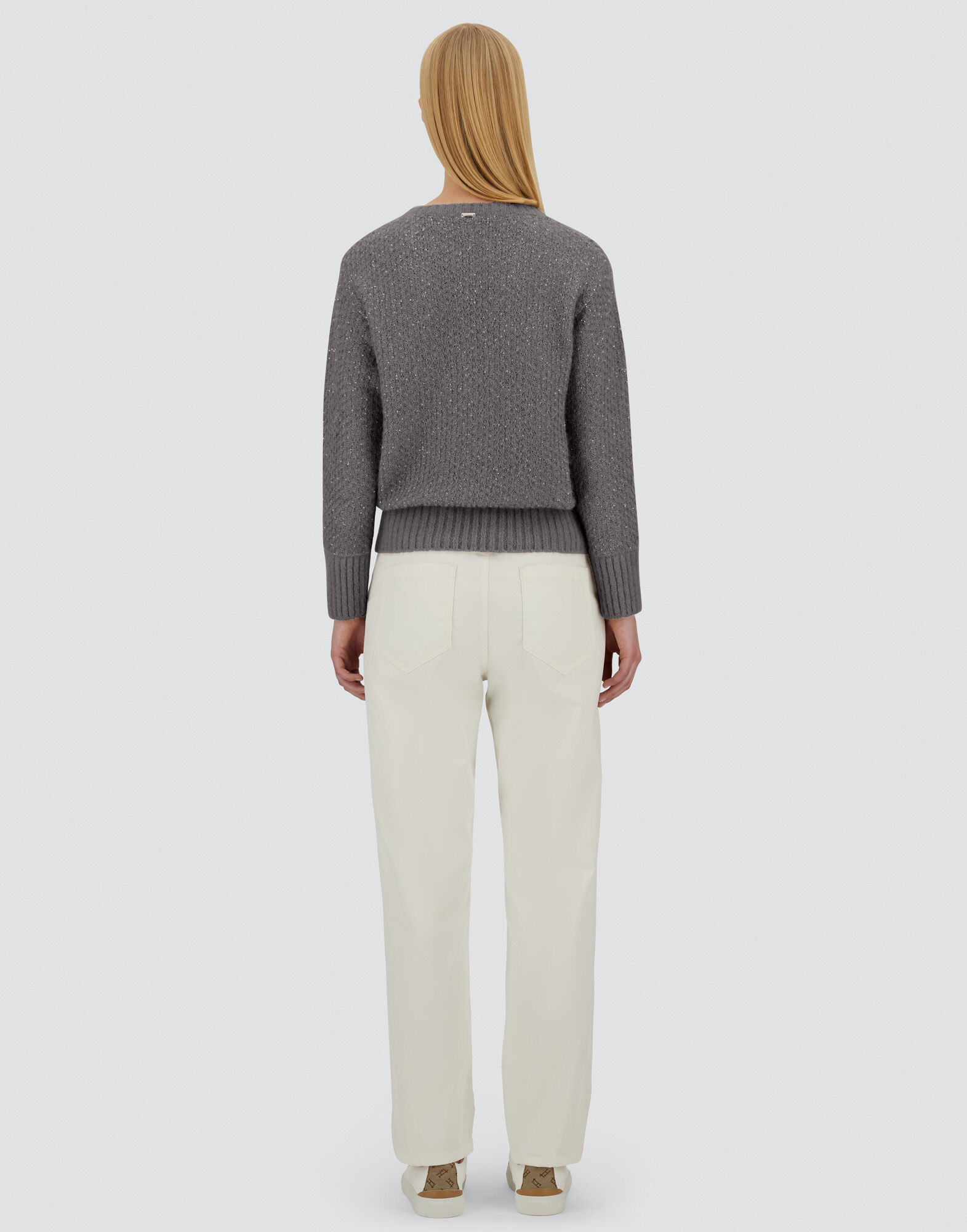 RESORT SWEATER IN SHINY ALPACA WOOL