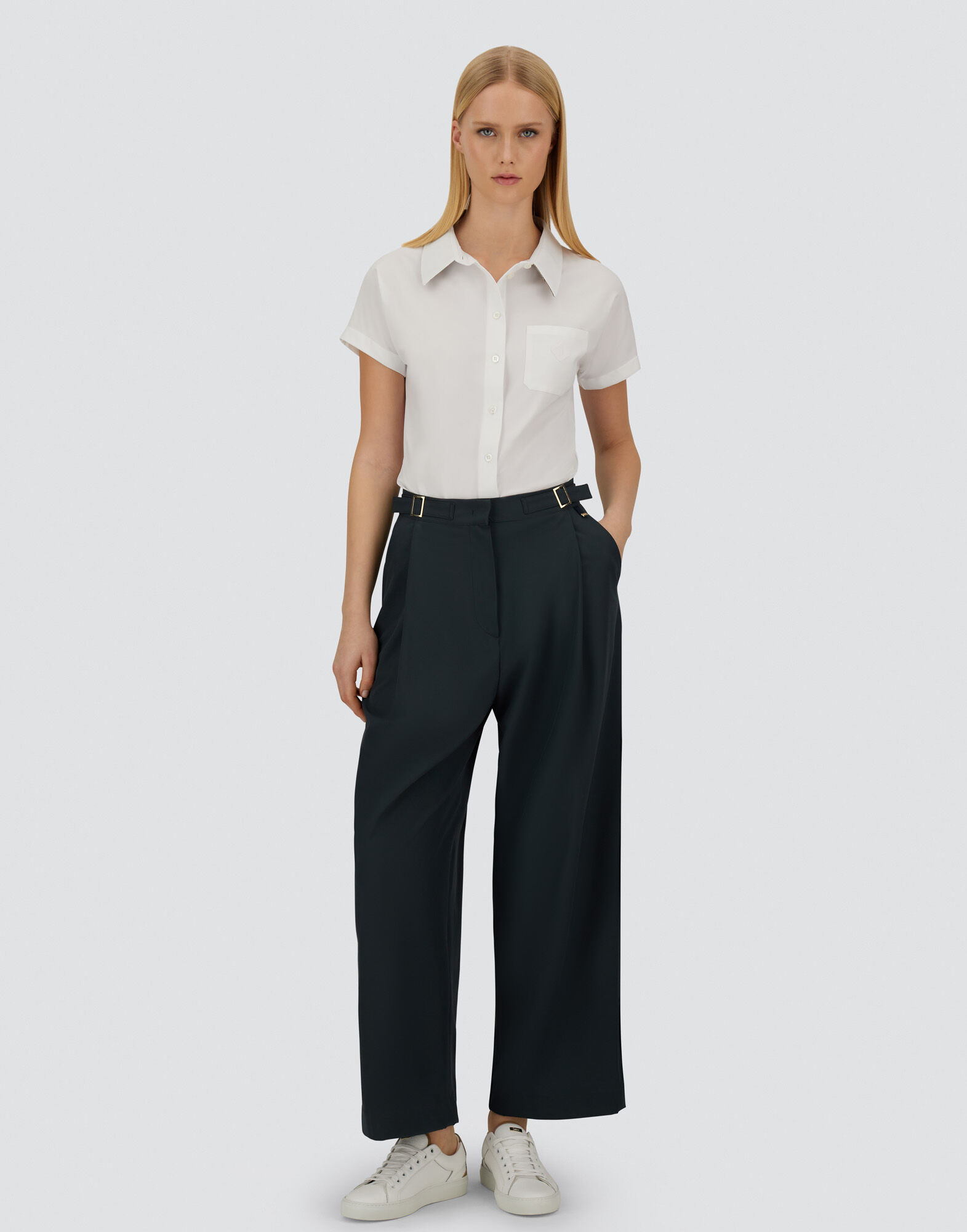 WOMEN'S NYLON STRUCTURES TROUSERS