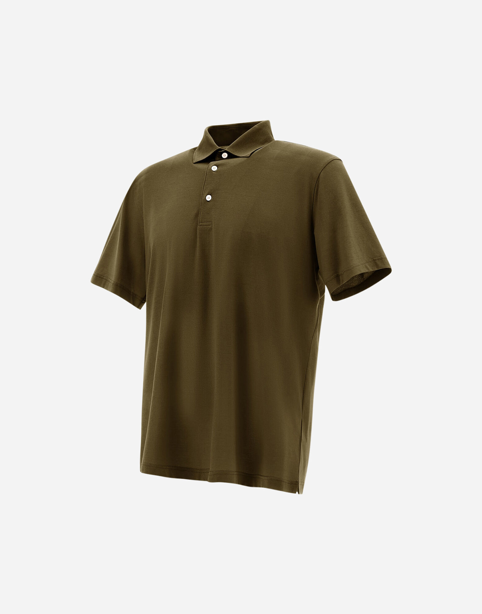 JERSEY CREPE POLO SHIRT