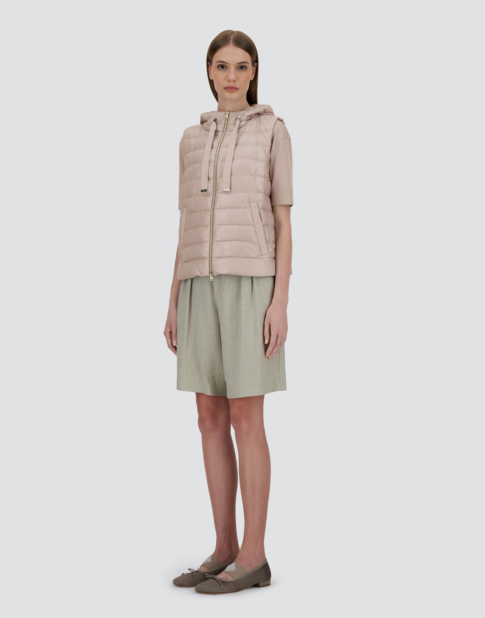 VEST IN NYLON ULTRALIGHT AND MONOGRAM