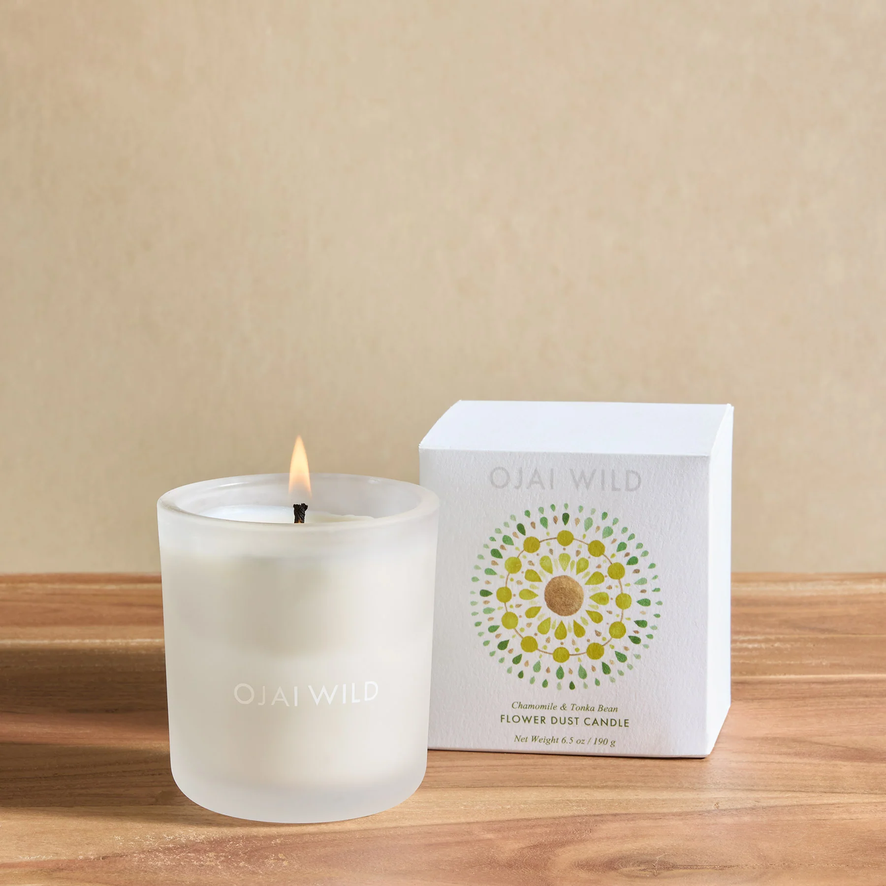 Flower Dust Candle