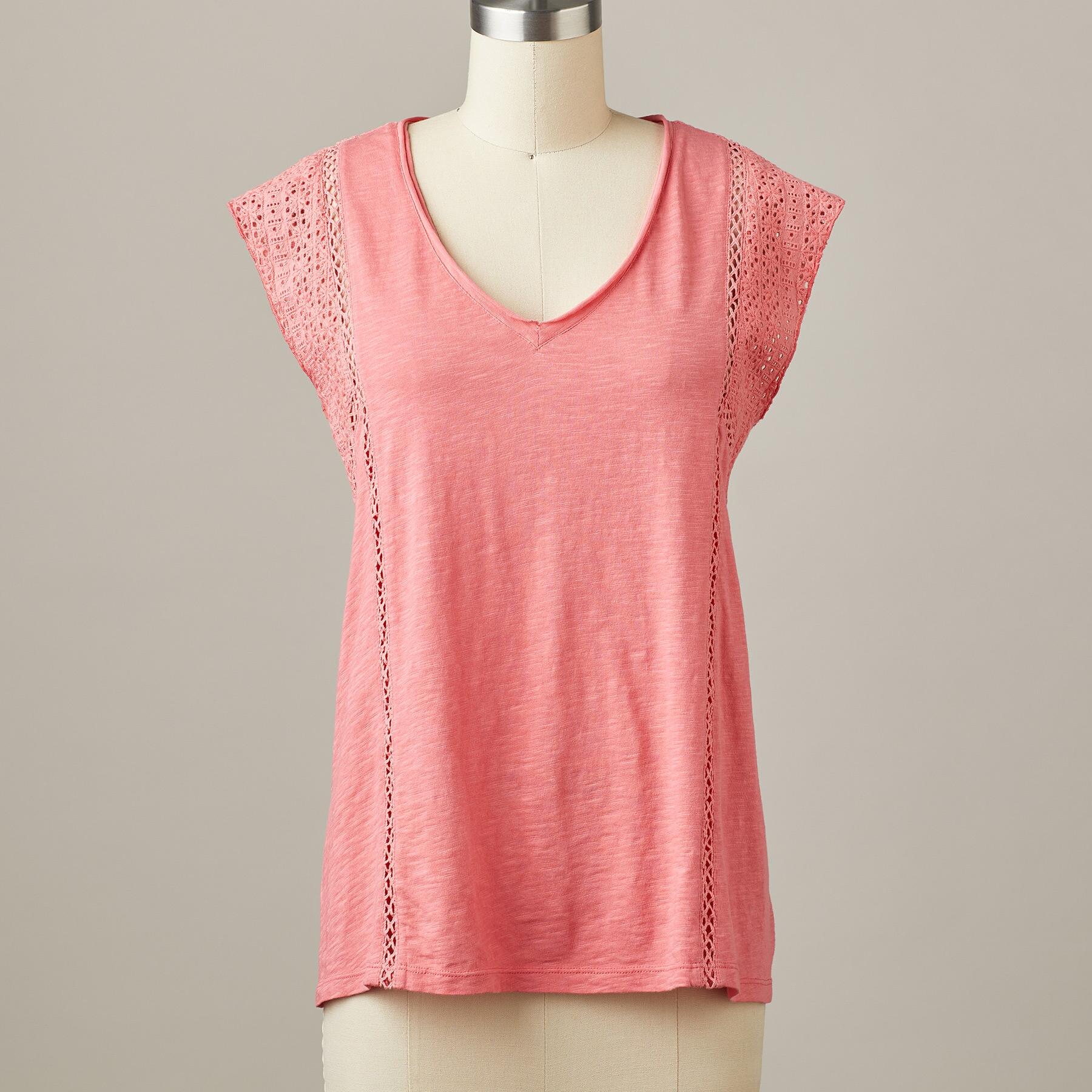 Dinah Eyelet Top