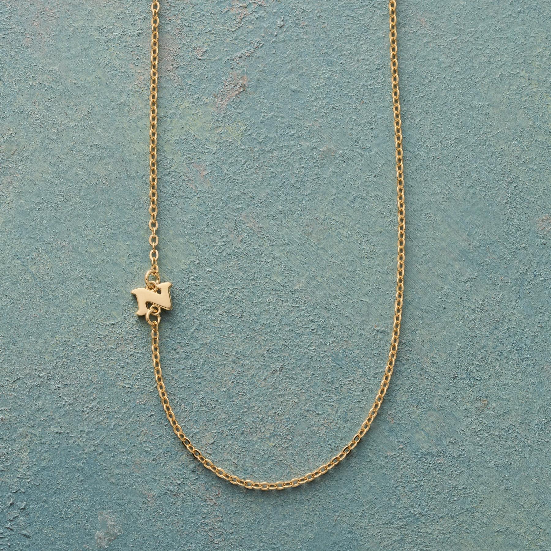 Initial Spark Necklace