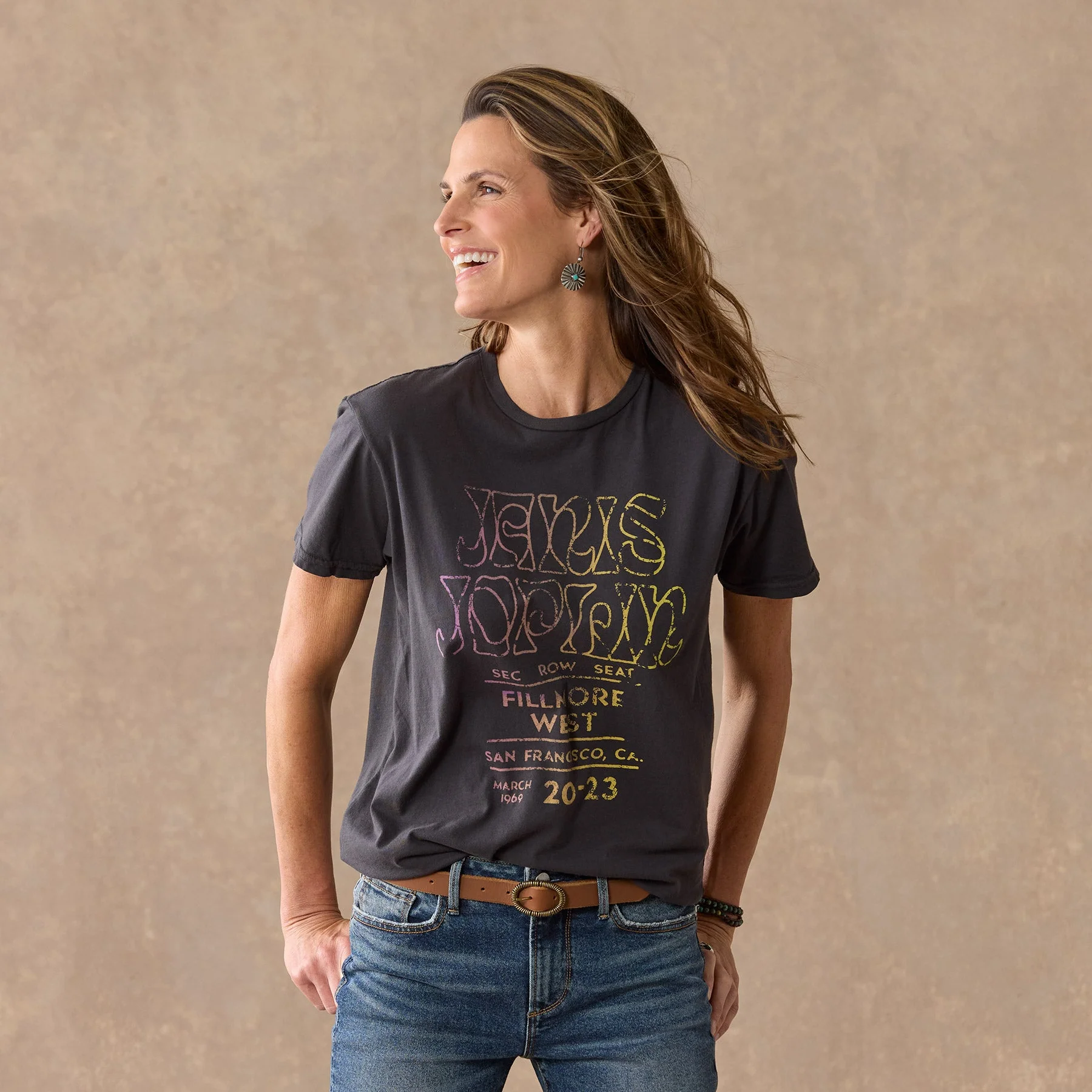 Janis Joplin Filmore West Tee
