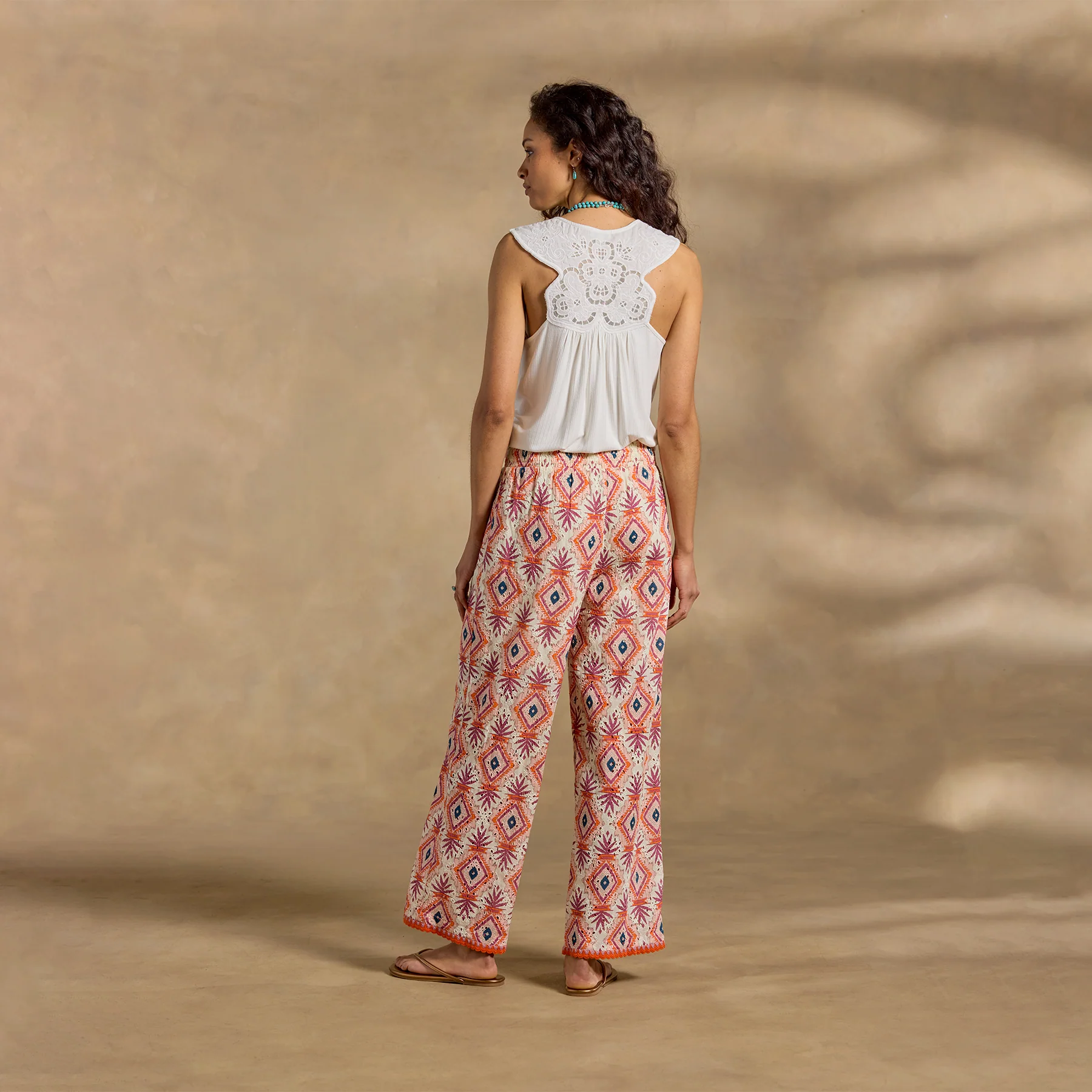Zola Eyelet Pants, Petite