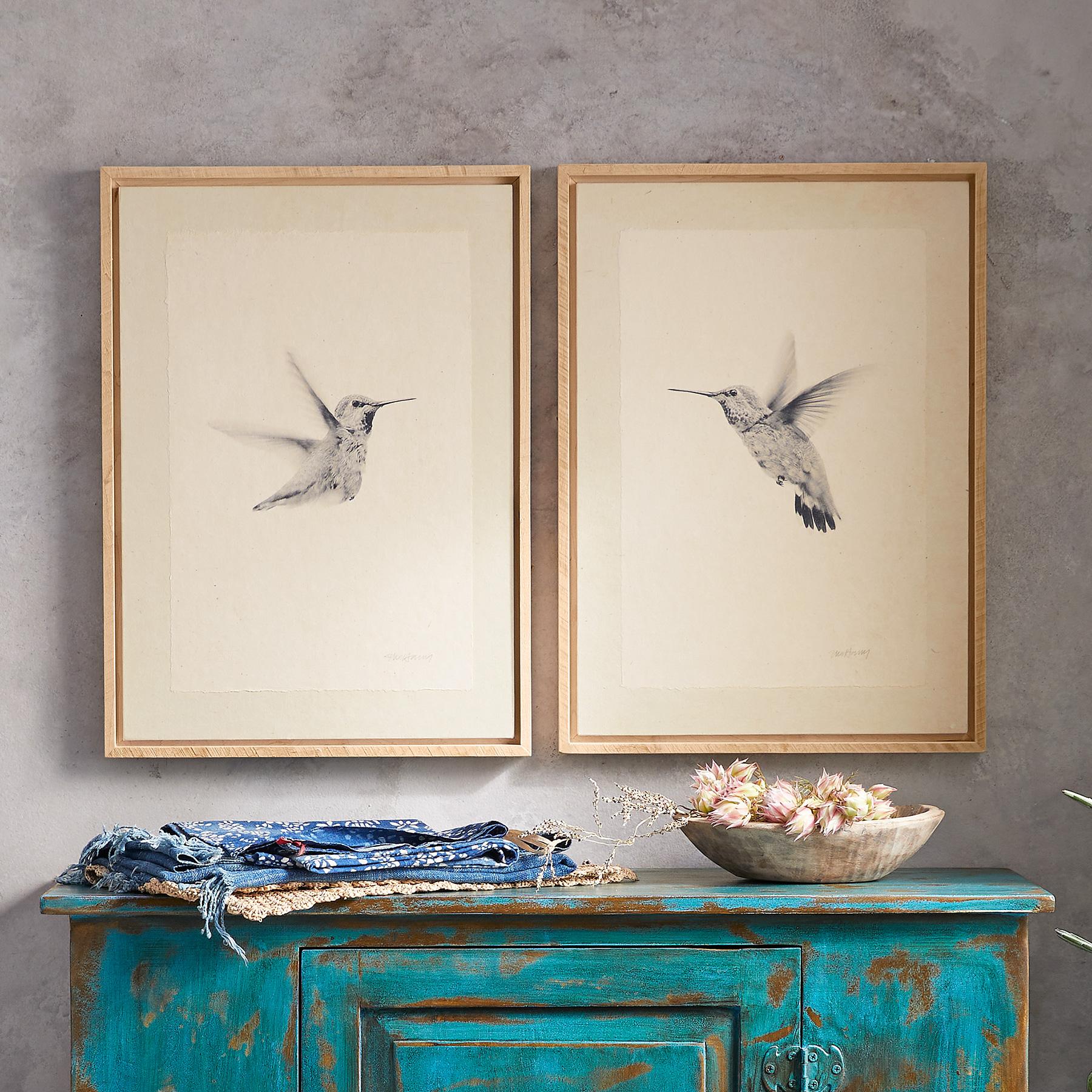 Happy Hummingbirds Print