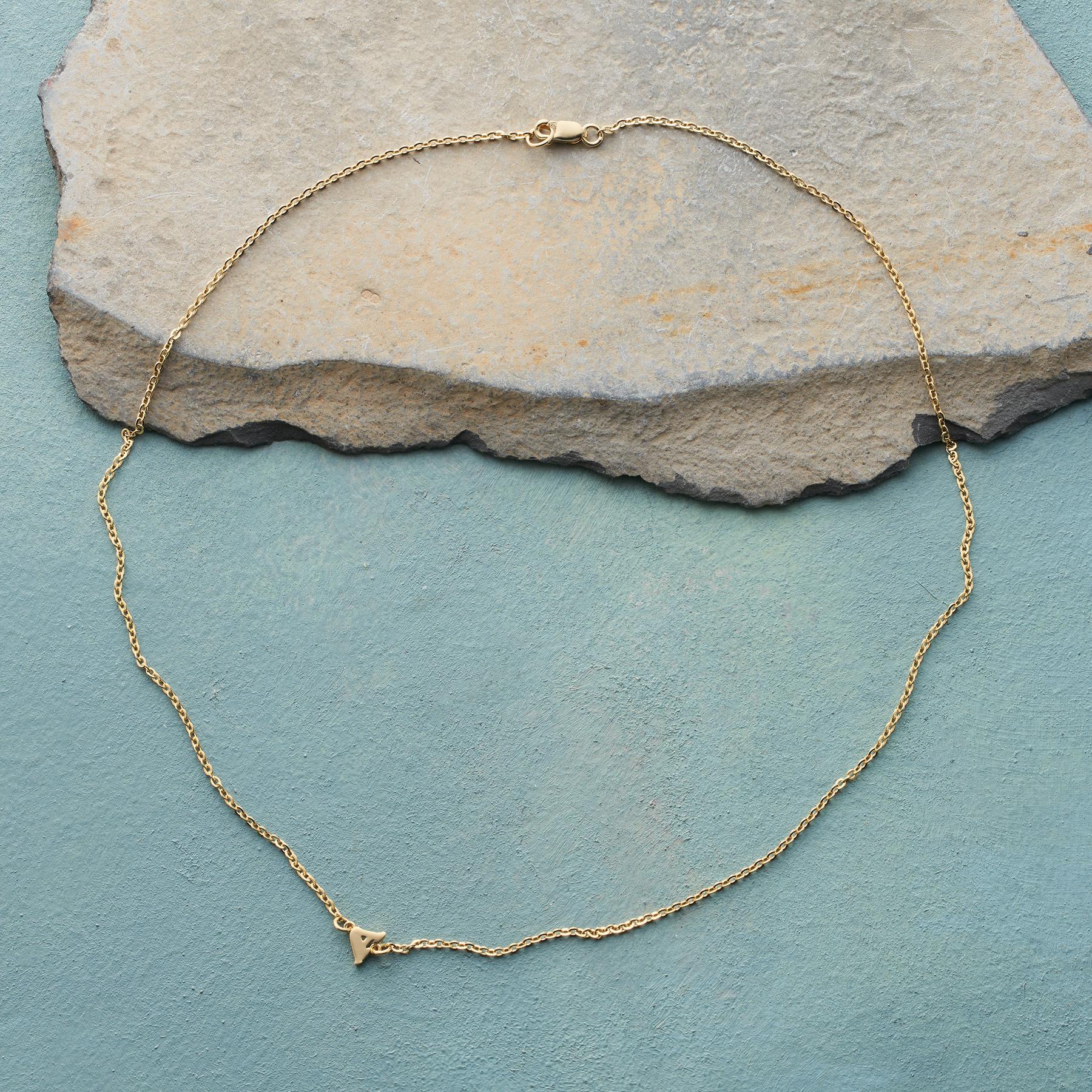 Initial Spark Necklace