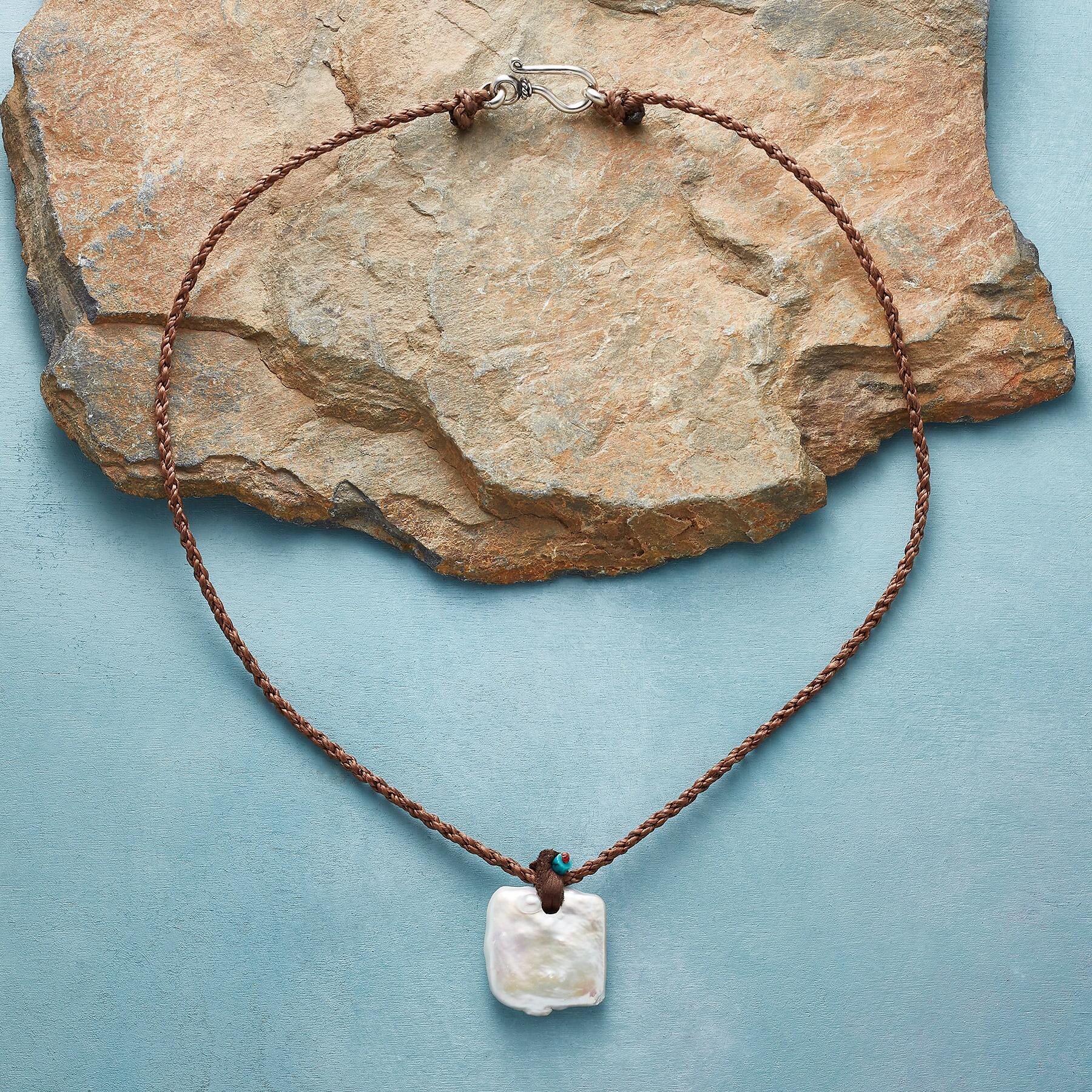 Pearl Tile Necklace
