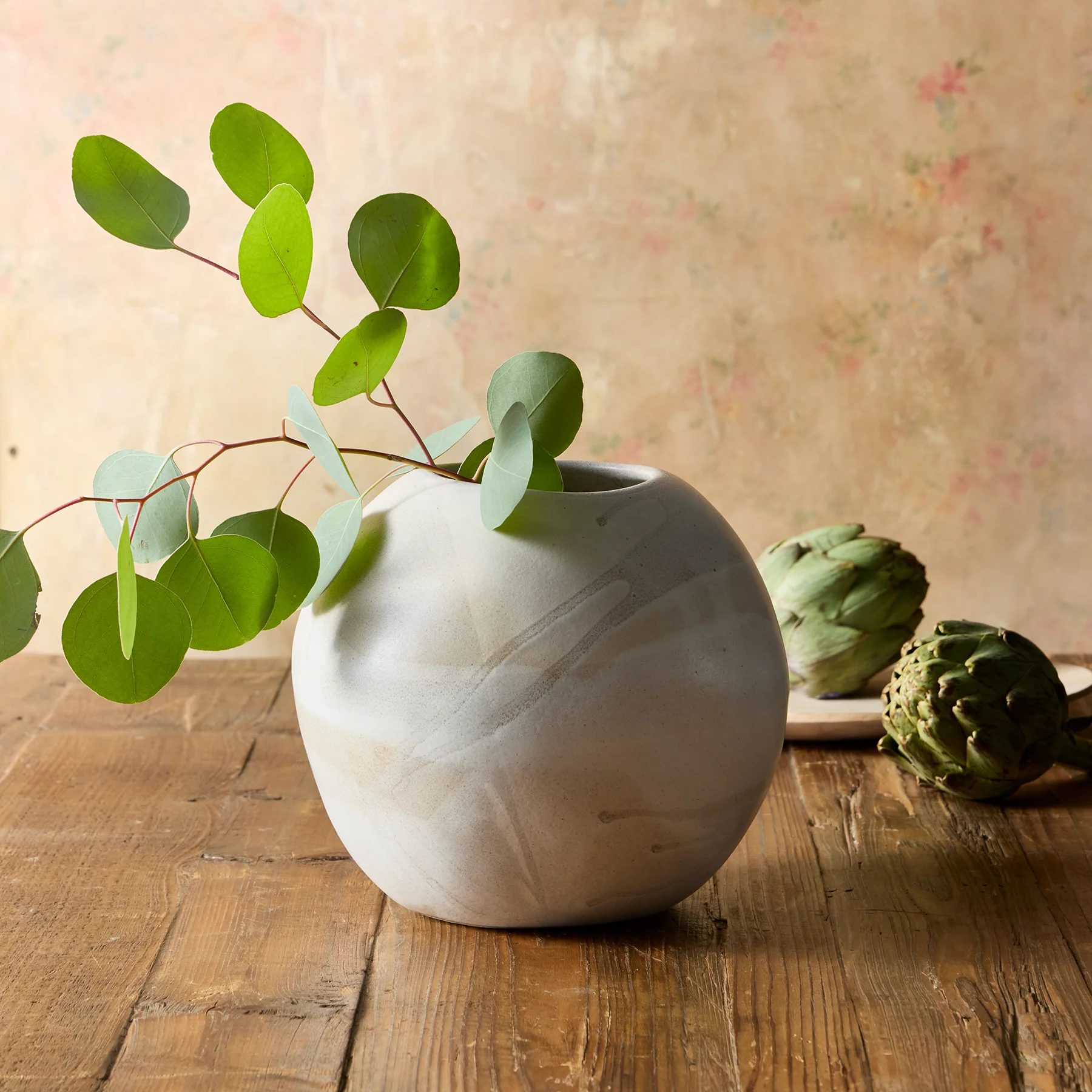 Sphere Stone Vase