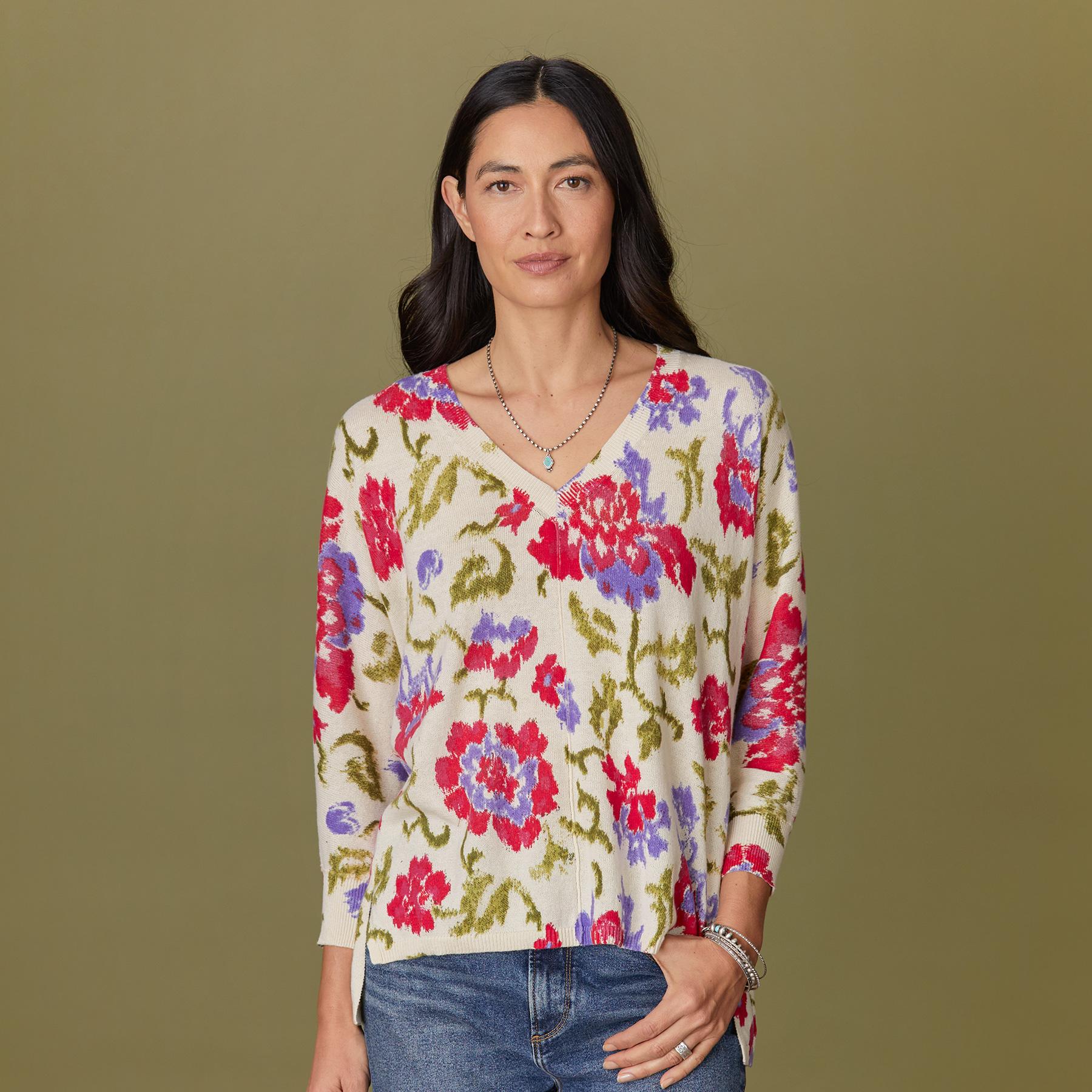 Floral Johanna Sweater